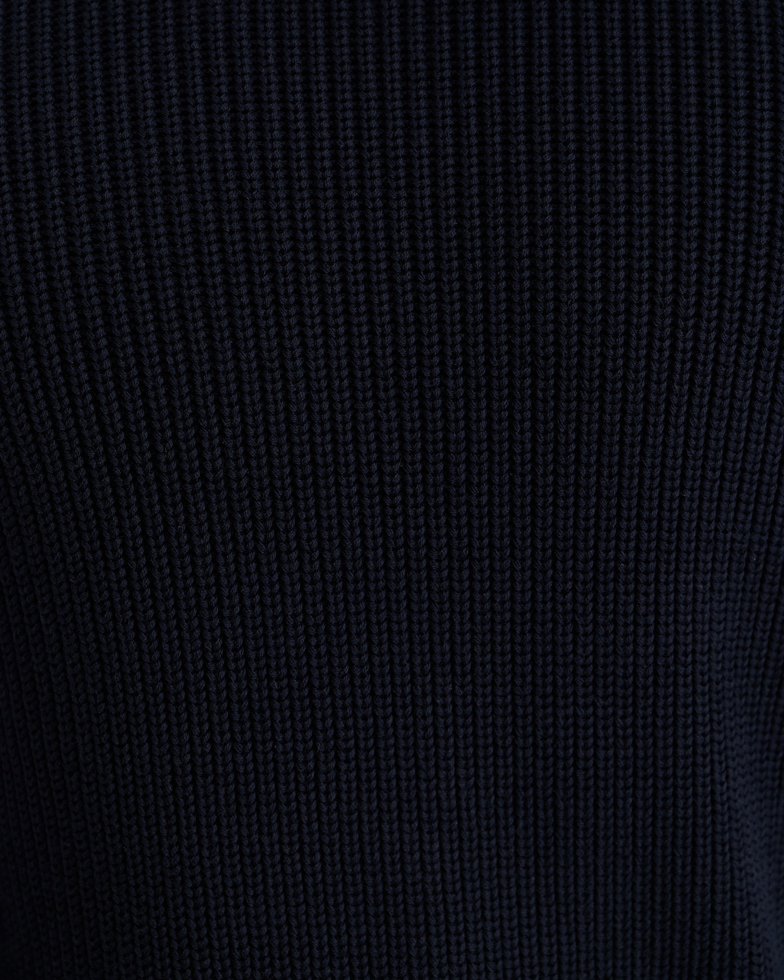 Finn Rib Crew Neck Knit in NAVY