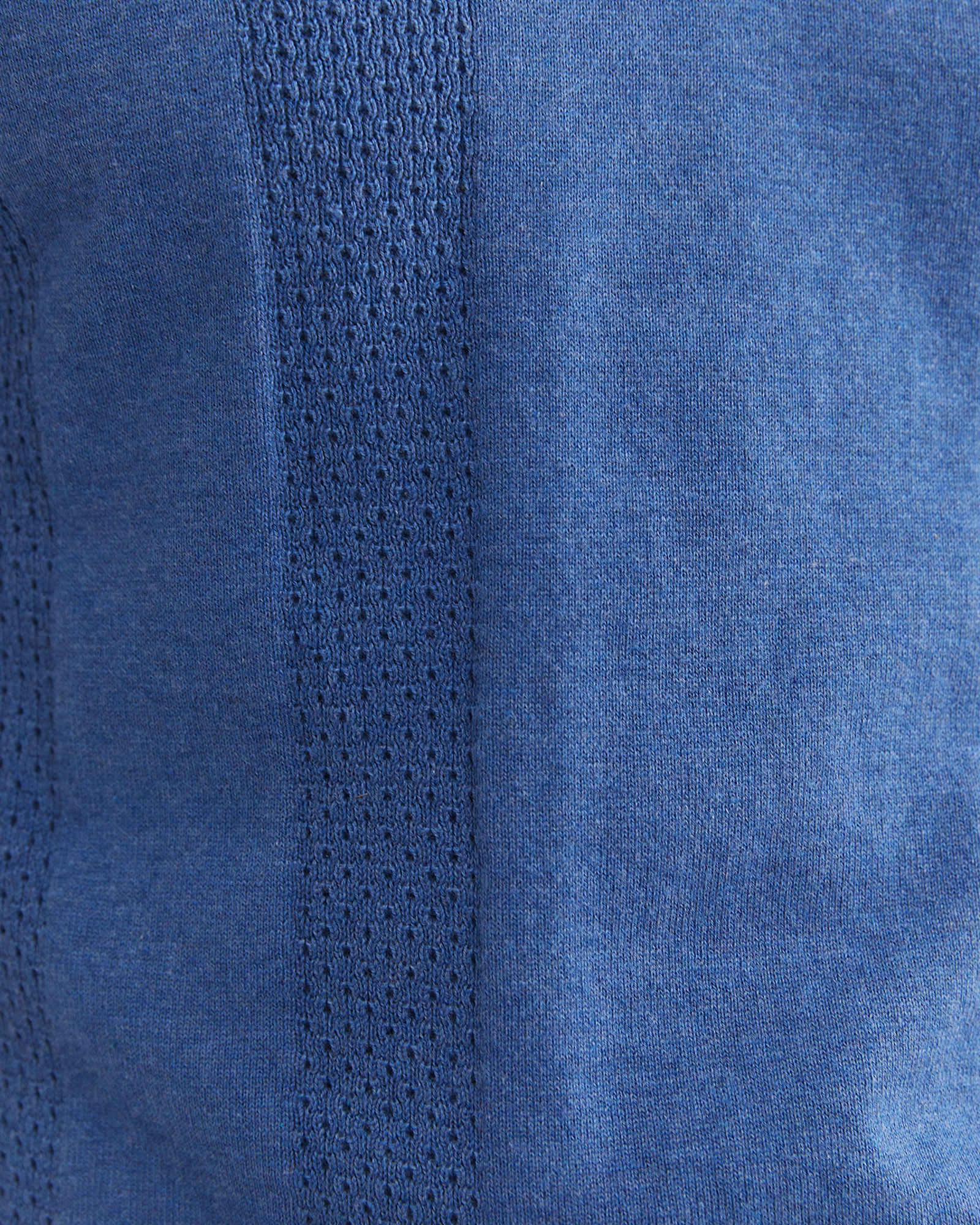 Luka Short Sleeve Knit Polo in SMOKE BLUE