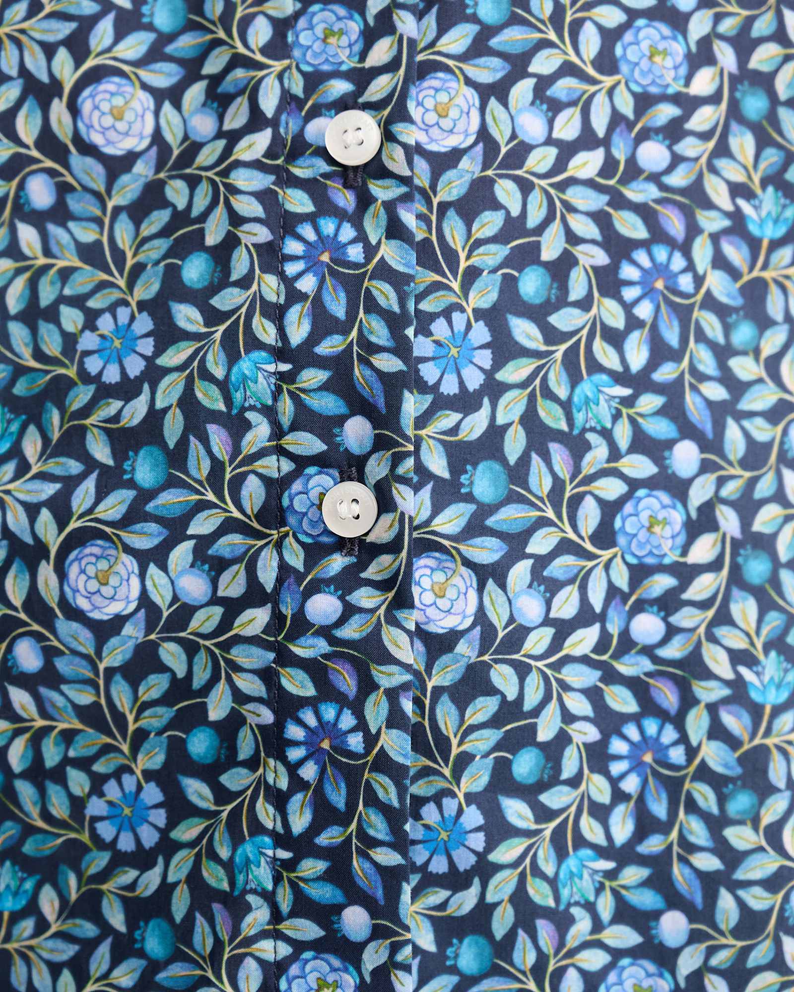 Zara Liberty Long Sleeve Shirt in NAVY MULTI