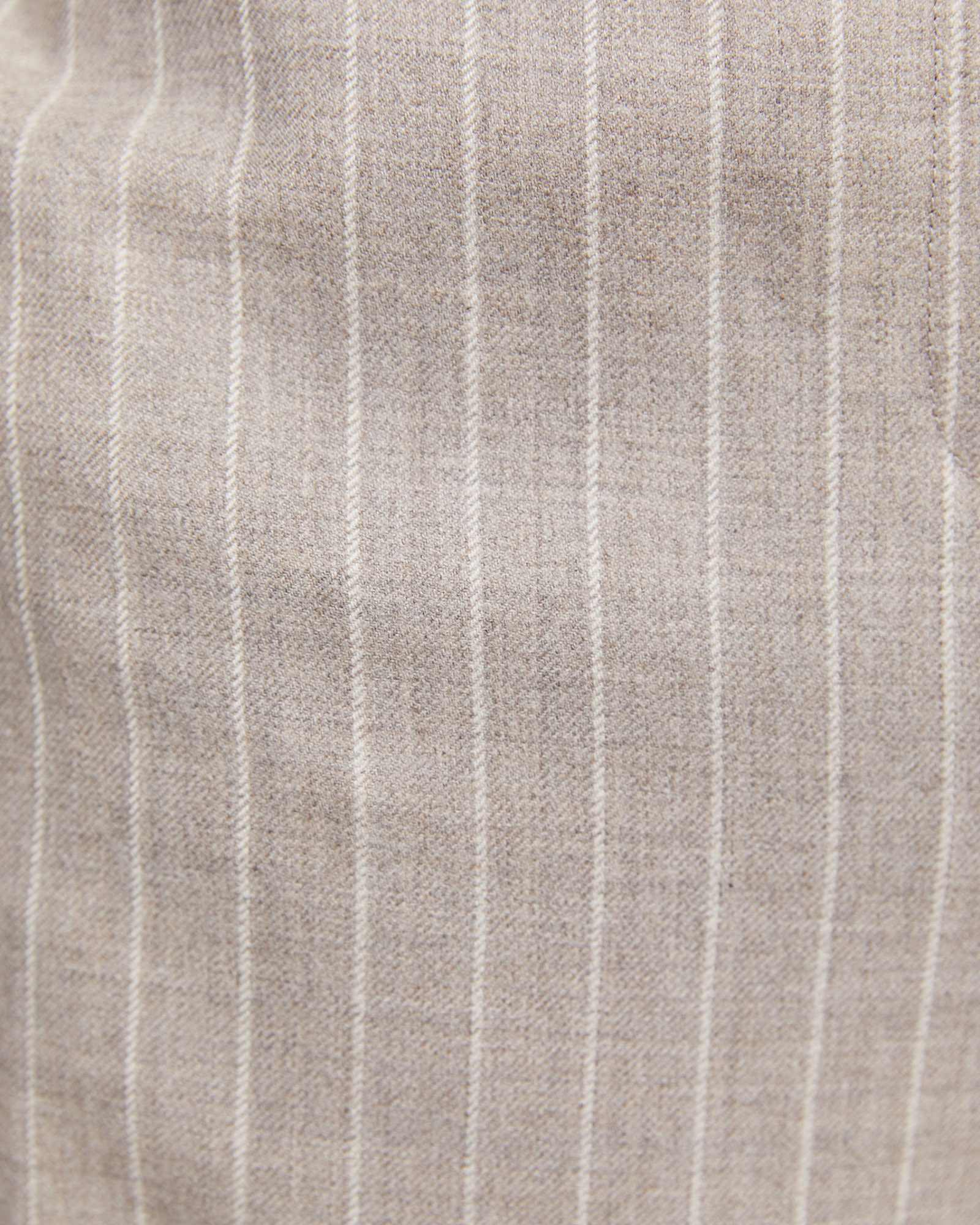 Kate Straight Leg Pinstripe Pant in MINK