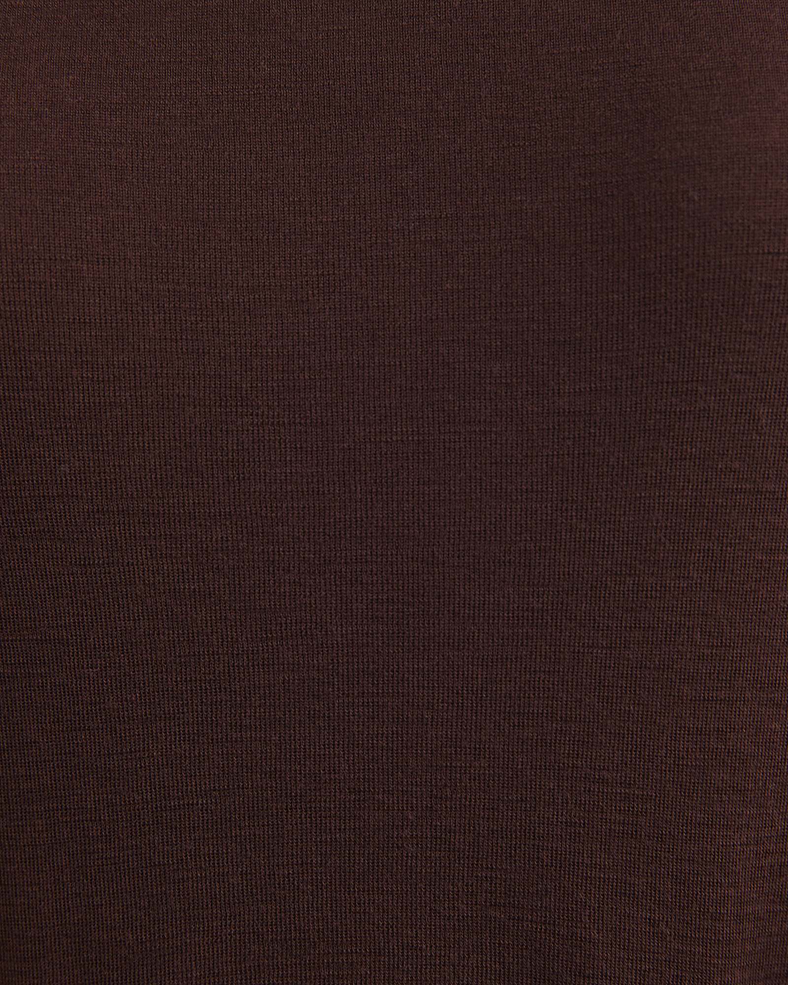 Gigi Babywool Mock Neck Top in CHOCOLATE