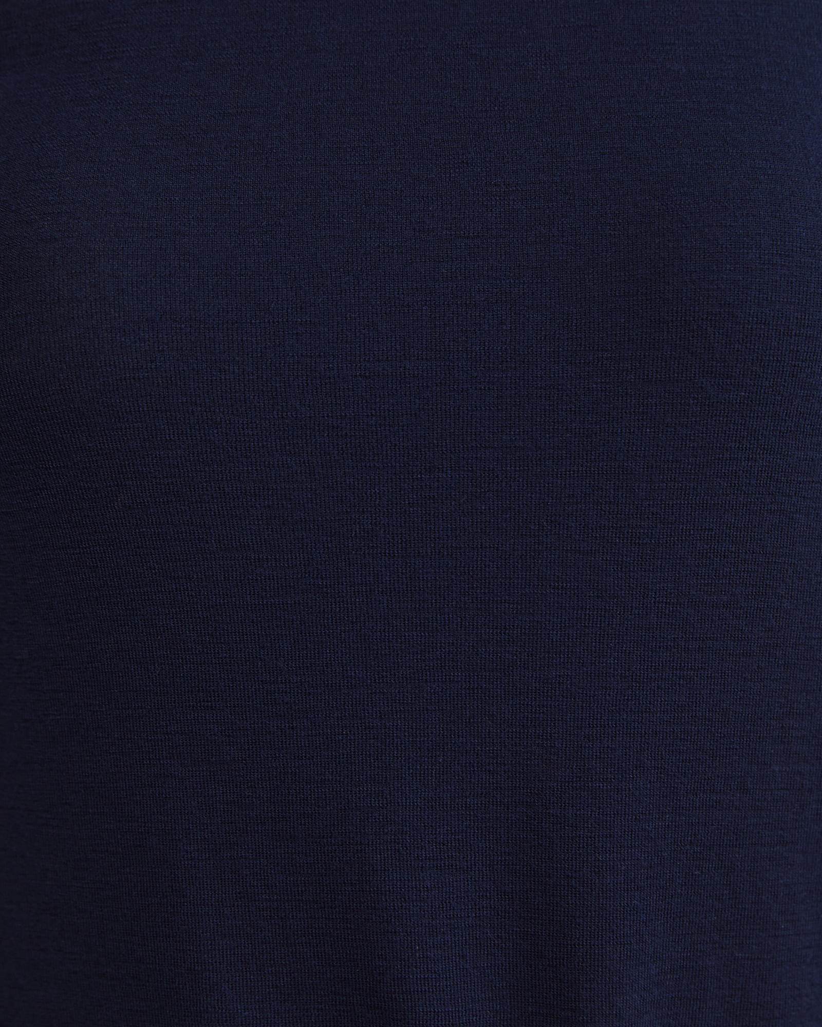 Gigi Babywool Mock Neck Top in NAVY