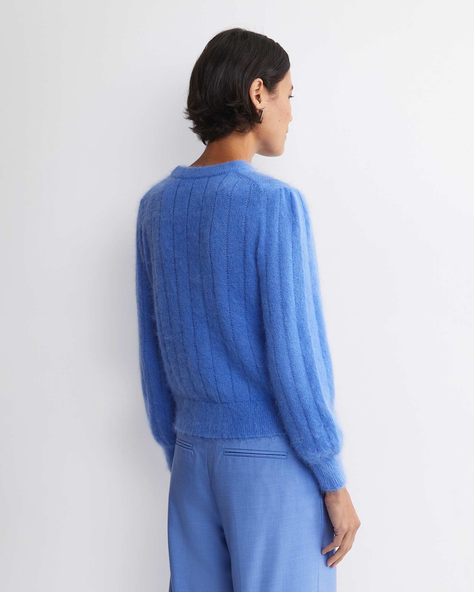 Tatiana Mohair Sweater in BELLE BLUE