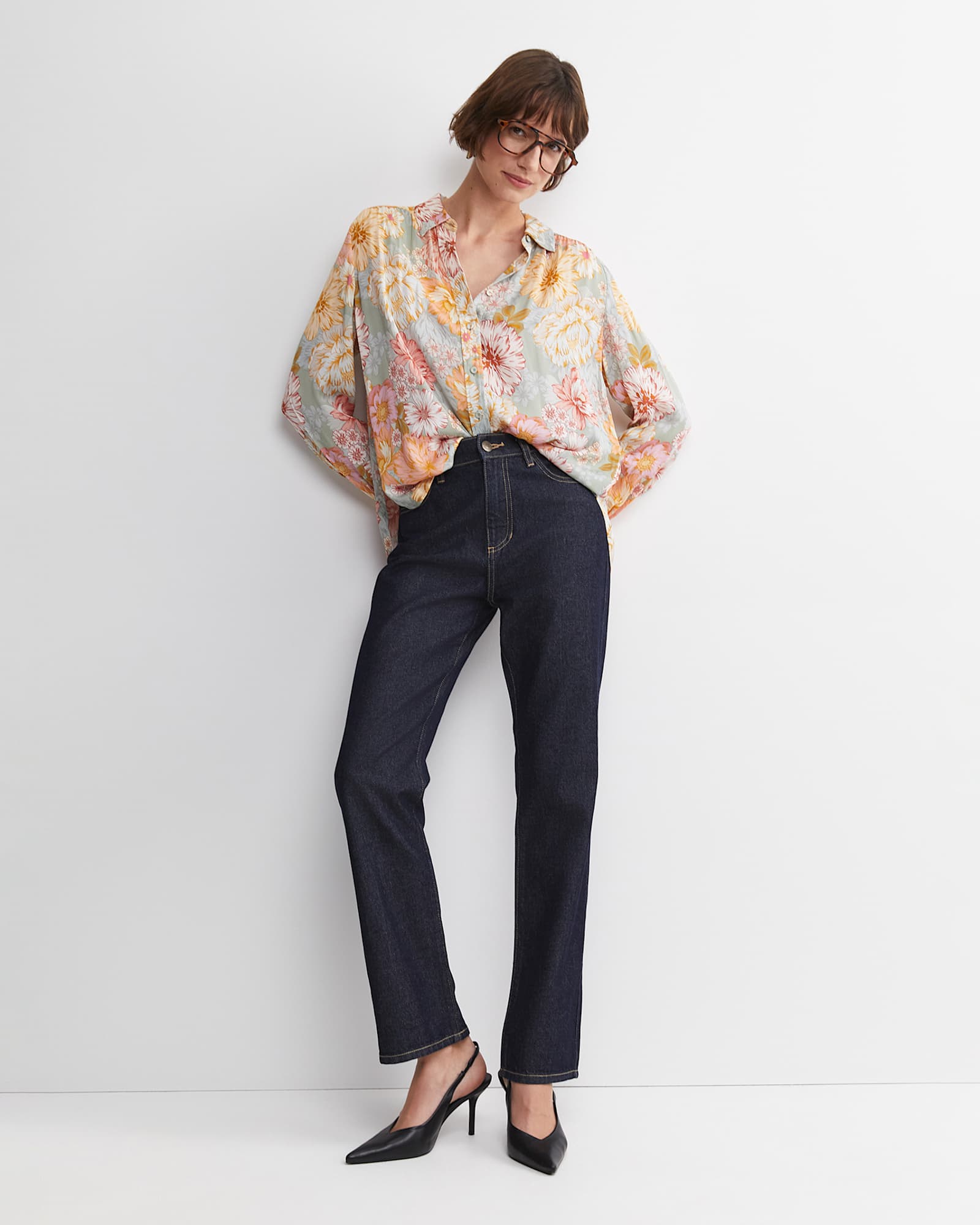 Winter Sweet Long Sleeve Shirt in MULTI