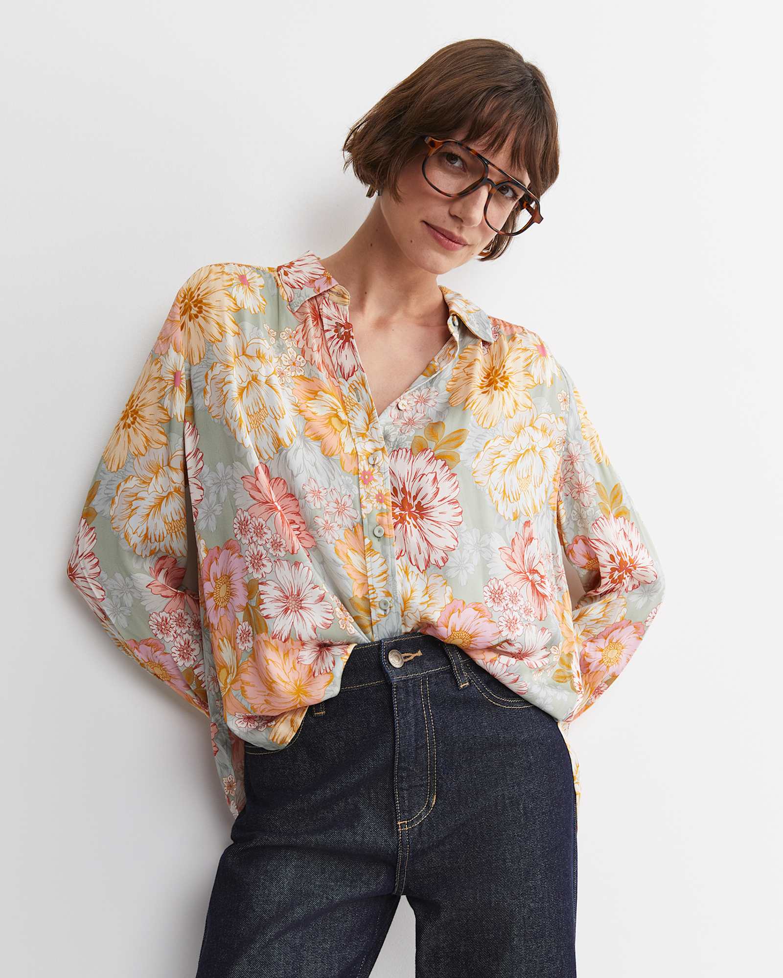 Winter Sweet Long Sleeve Shirt in MULTI