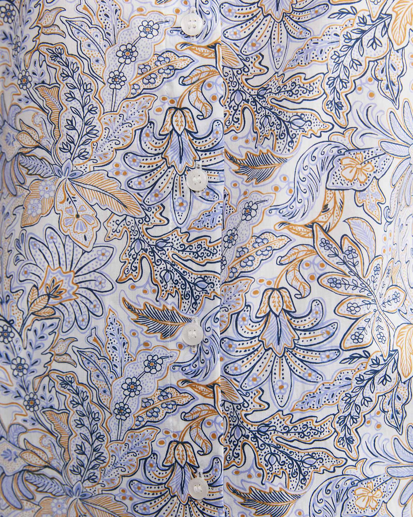 Enzo Liberty Long Sleeve Shirt in BLUE MULTI