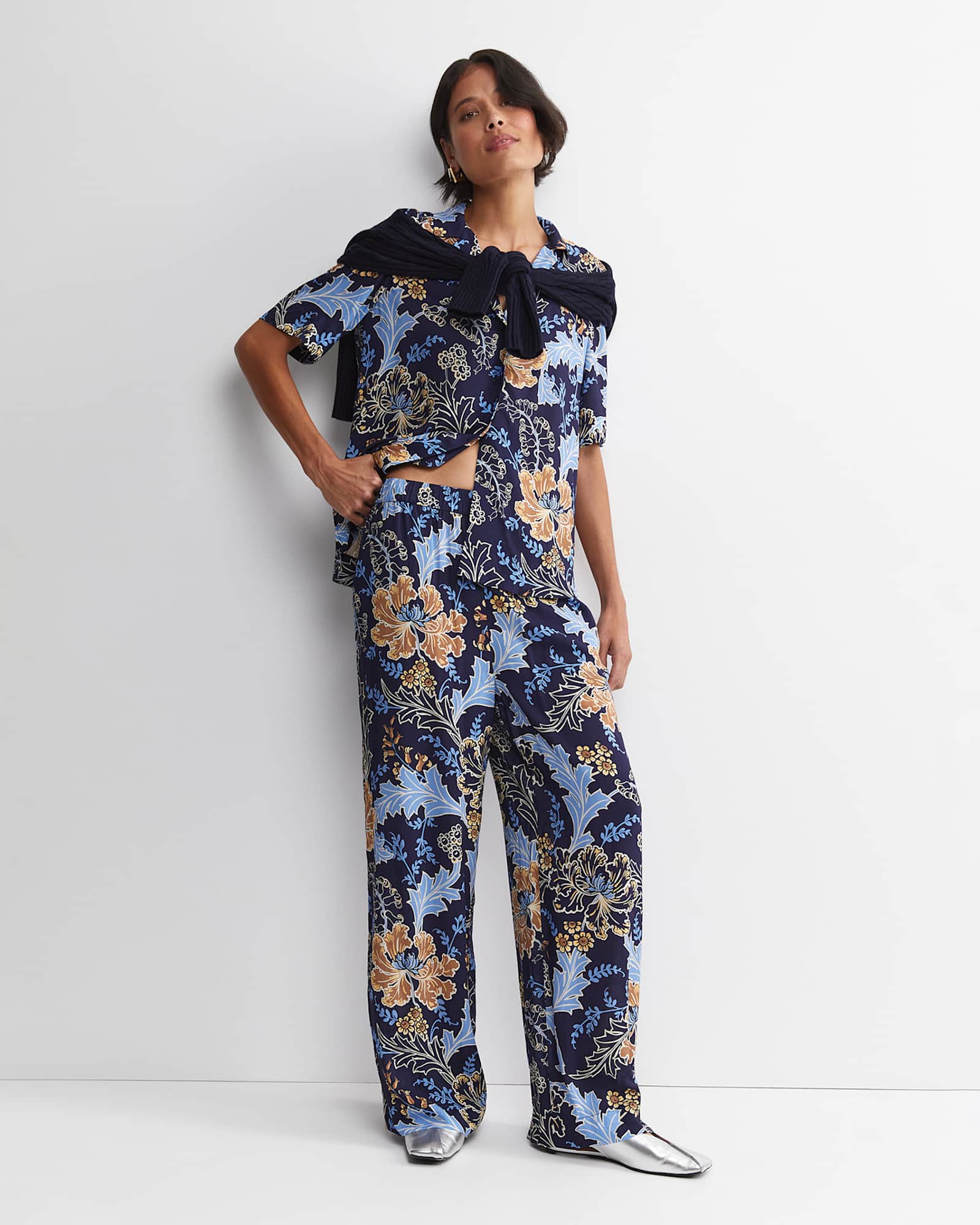 Poppy Liberty Wide Leg Pant in MULTI