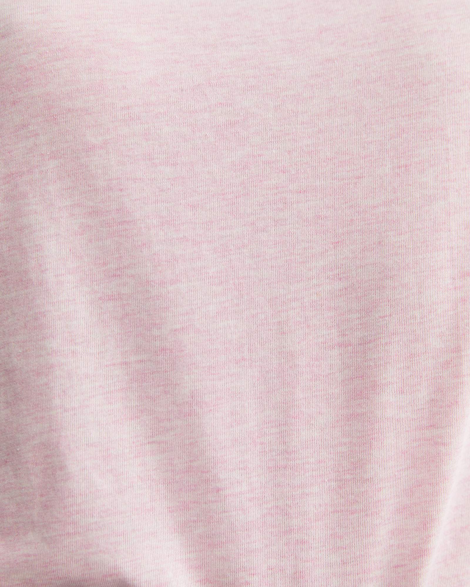 Joanna Cotton Melange Tee in PINK MELANGE