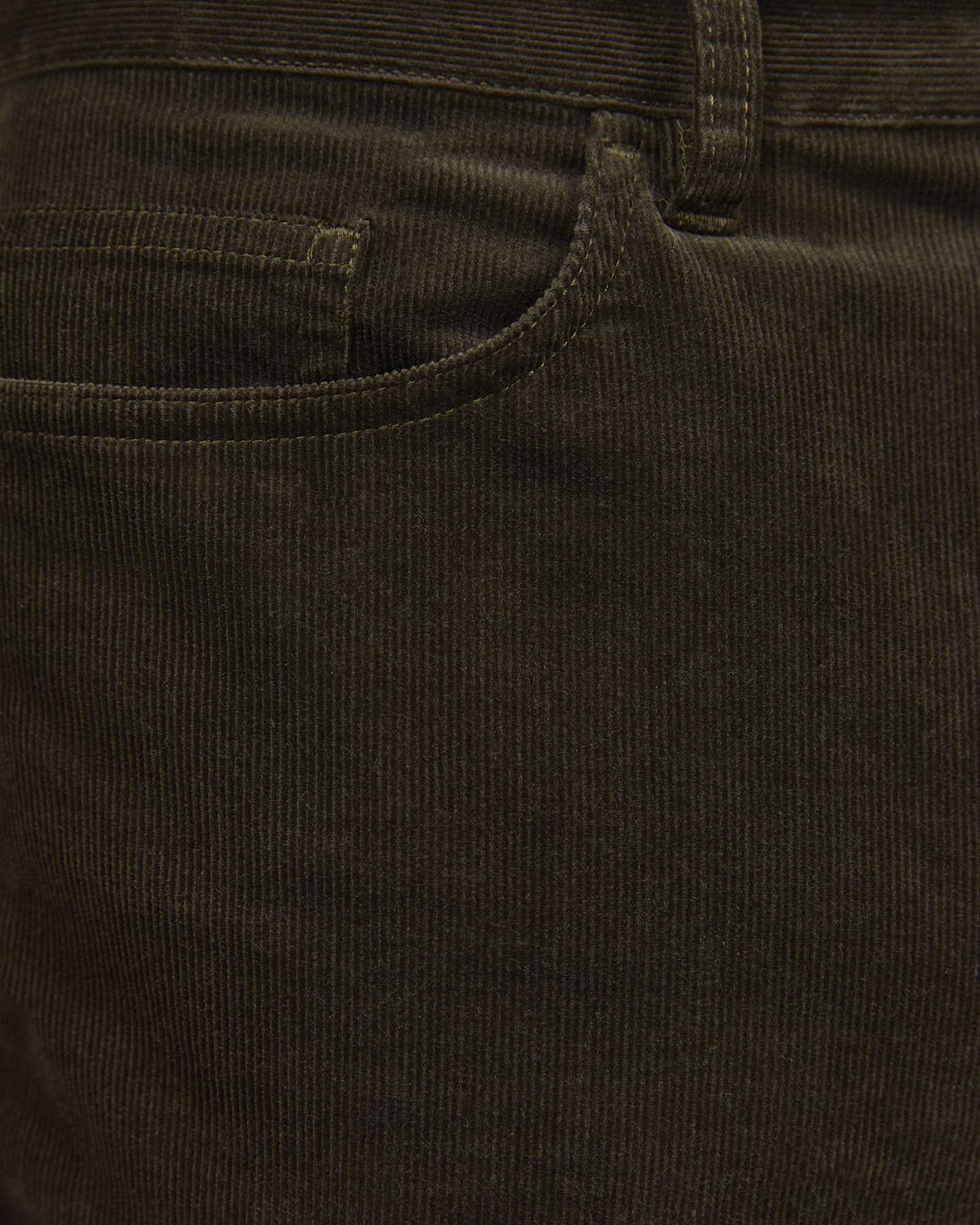Hudson Straight Leg Cord in KHAKI
