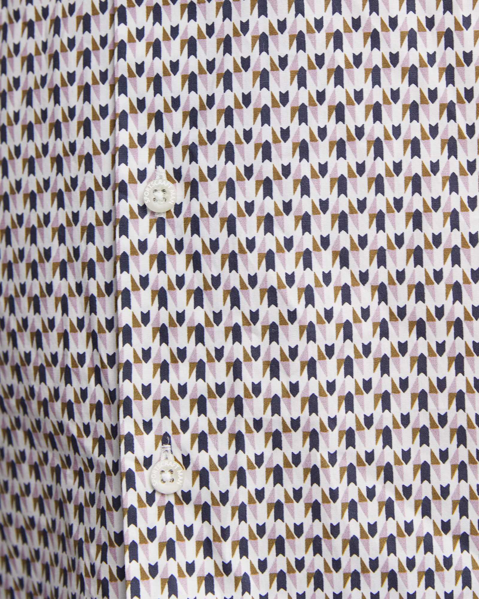 Leo Liberty Long Sleeve Shirt in WHITE/MULTI