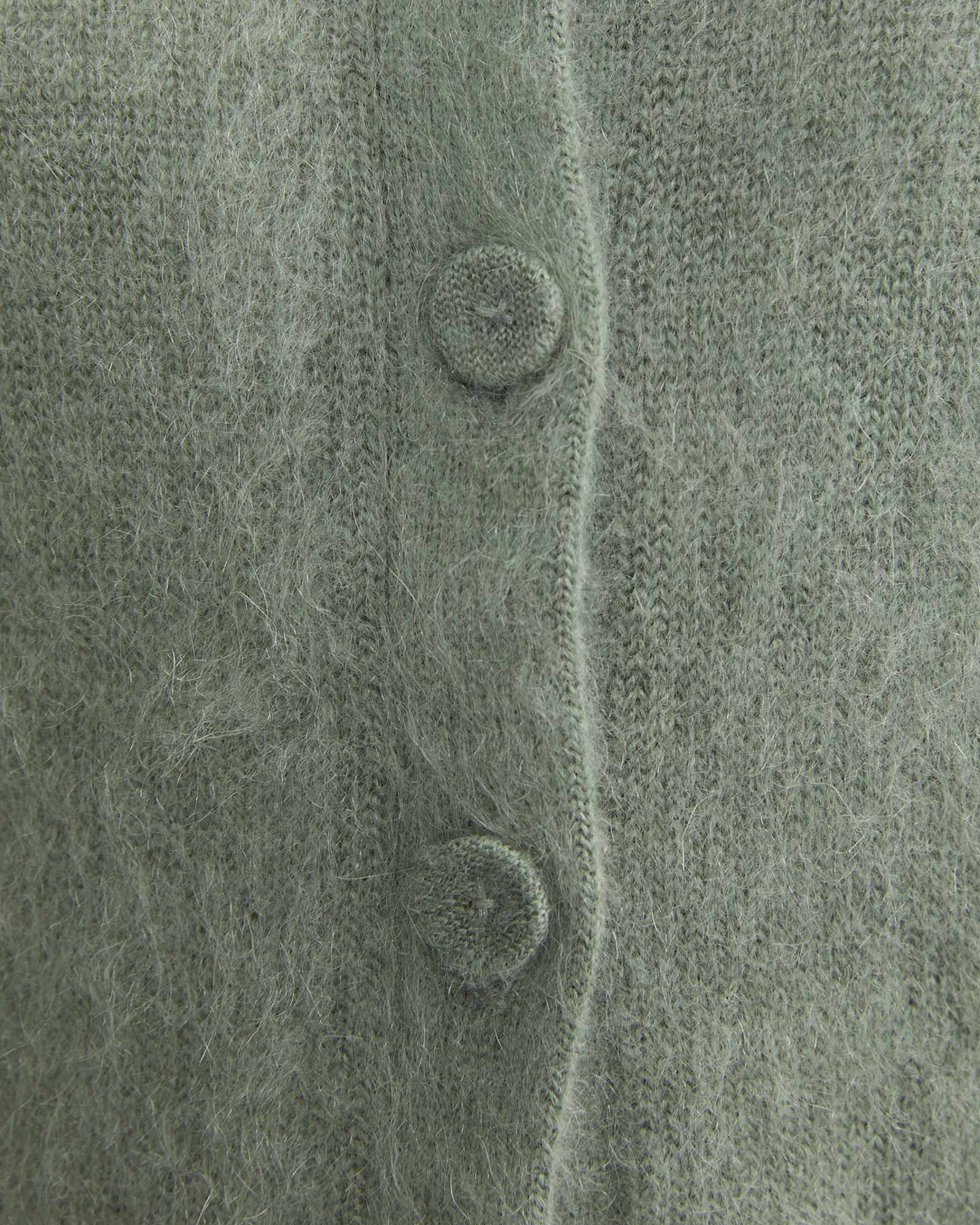 Tatiana Mohair Long Cardigan in SAGE