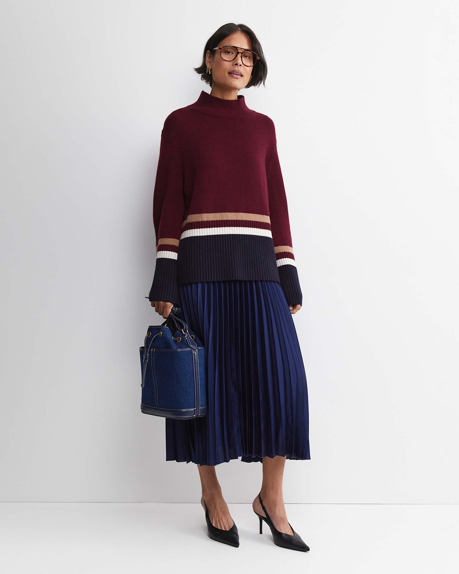 Sunshine Colour Block Sweater in MULTI