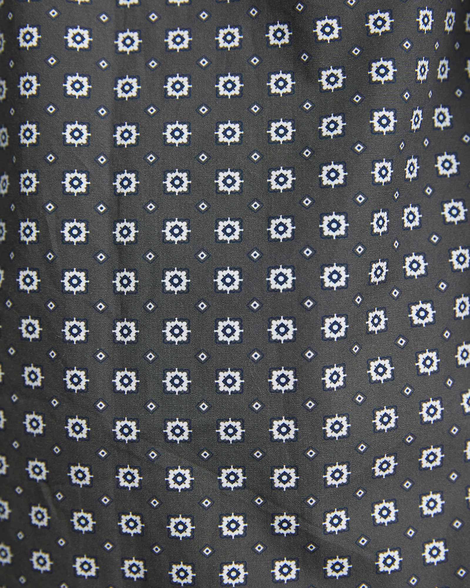 William Long Sleeve Print Shirt in KHAKI