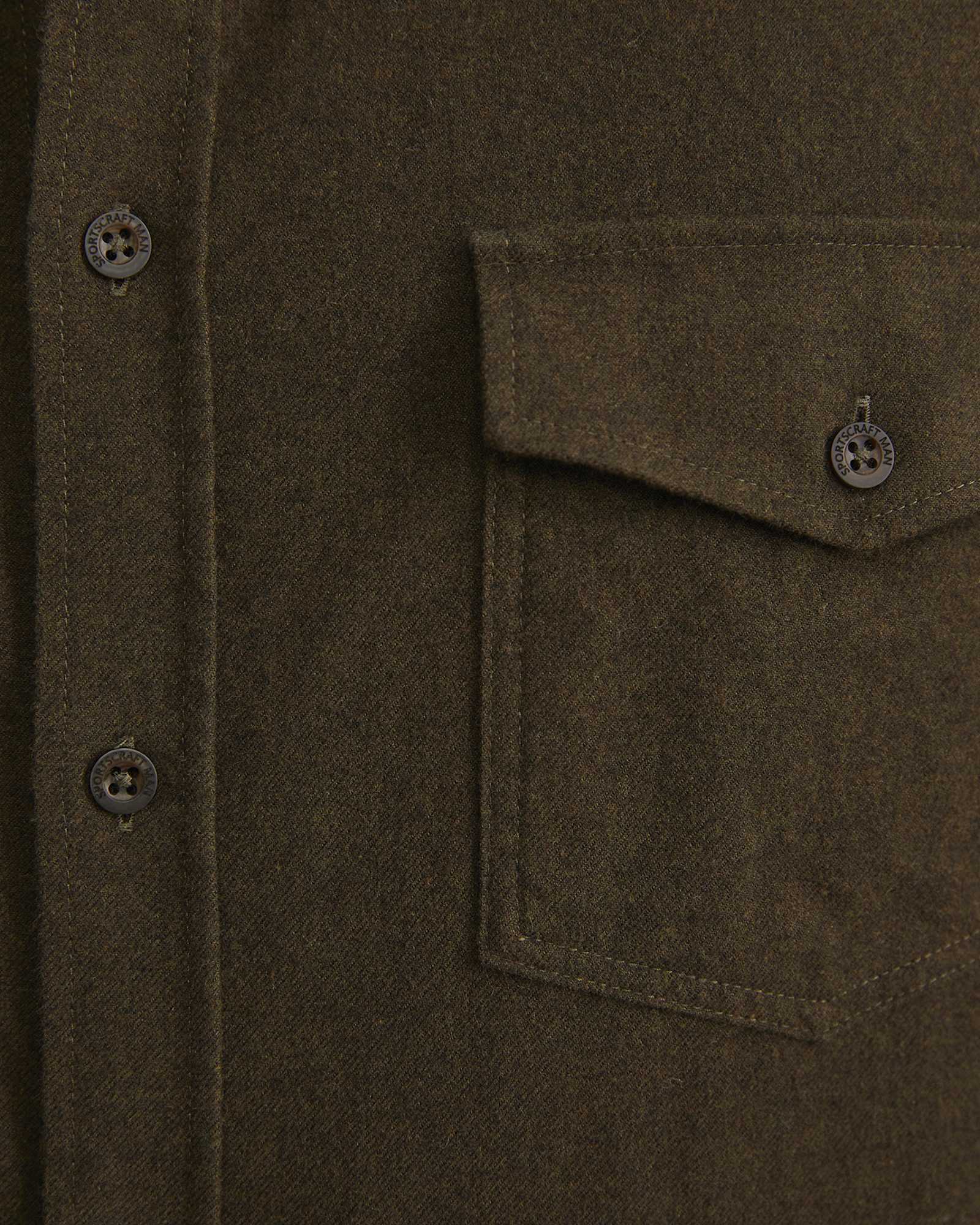 Jarron Long Sleeve Shirt in KHAKI MELANGE