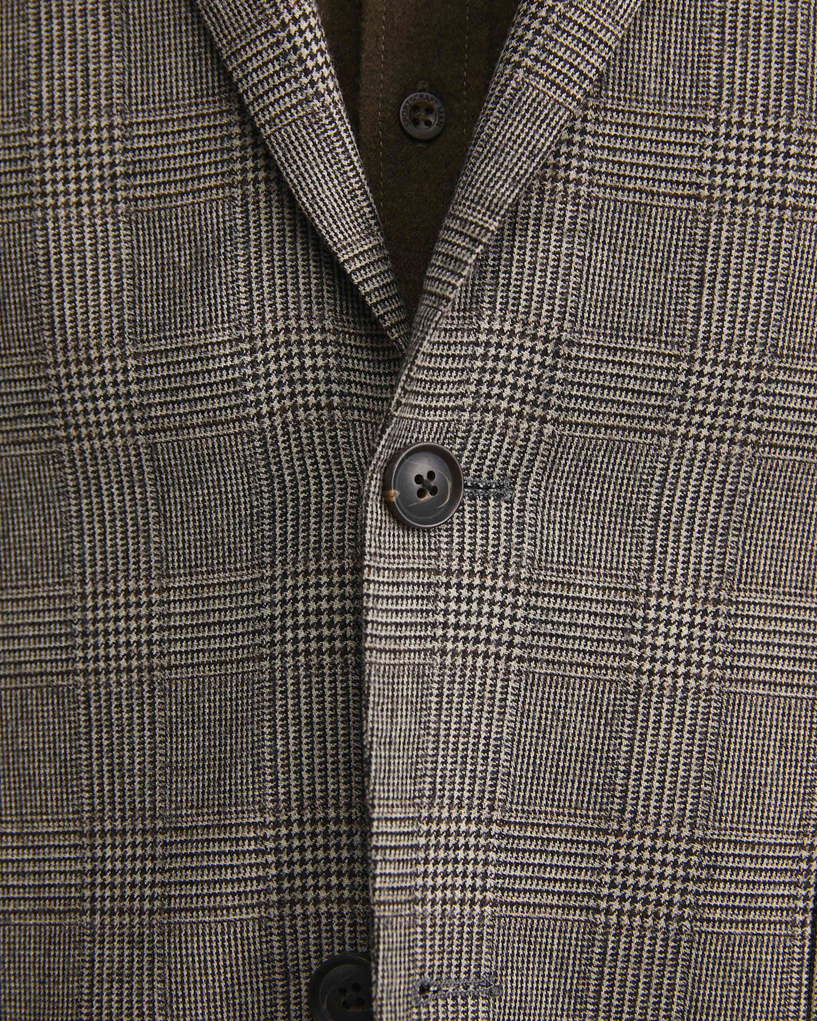 Tilbury Check Item Jacket in BROWN/NATURAL