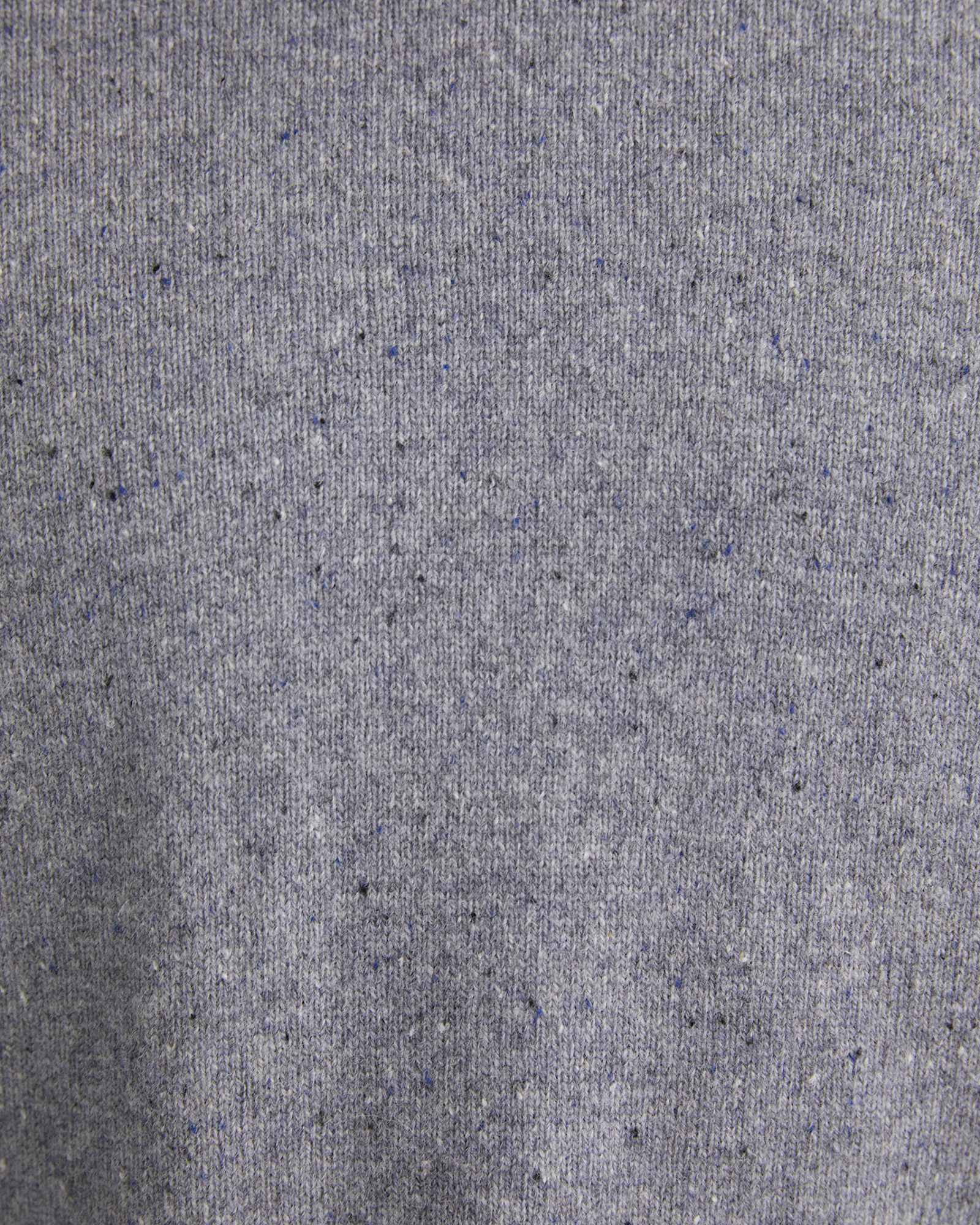 Noah Speckled Merino Crew Knit in GREY/MULTI