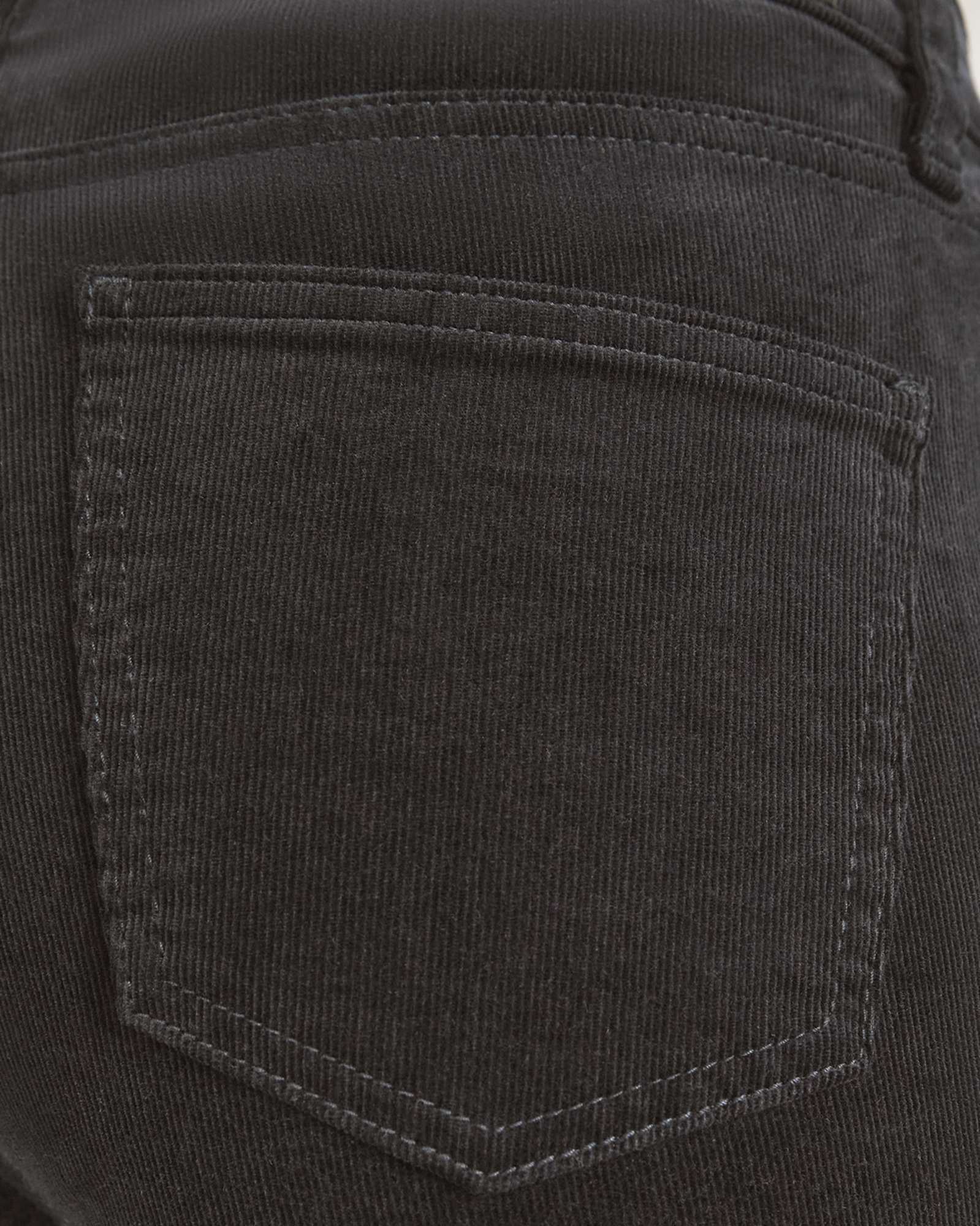 Cleo Straight Cord Jean in CHARCOAL