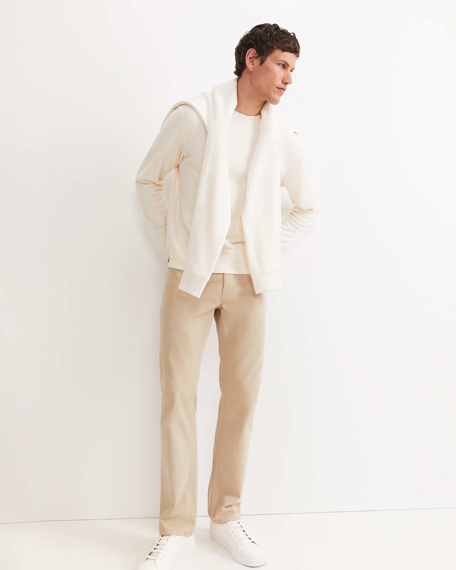 Tapered Bedford Jean in SAND