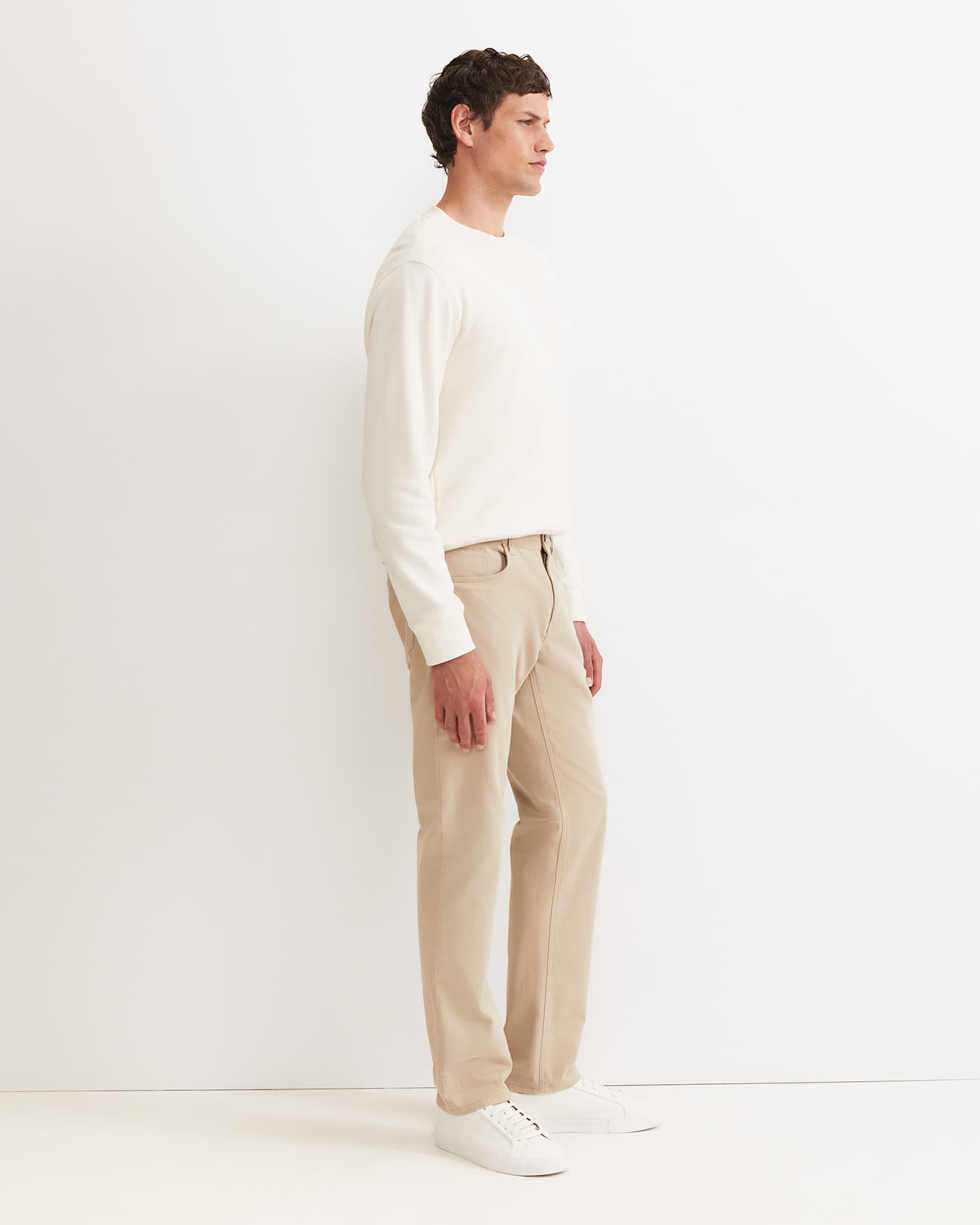 Tapered Bedford Jean in SAND