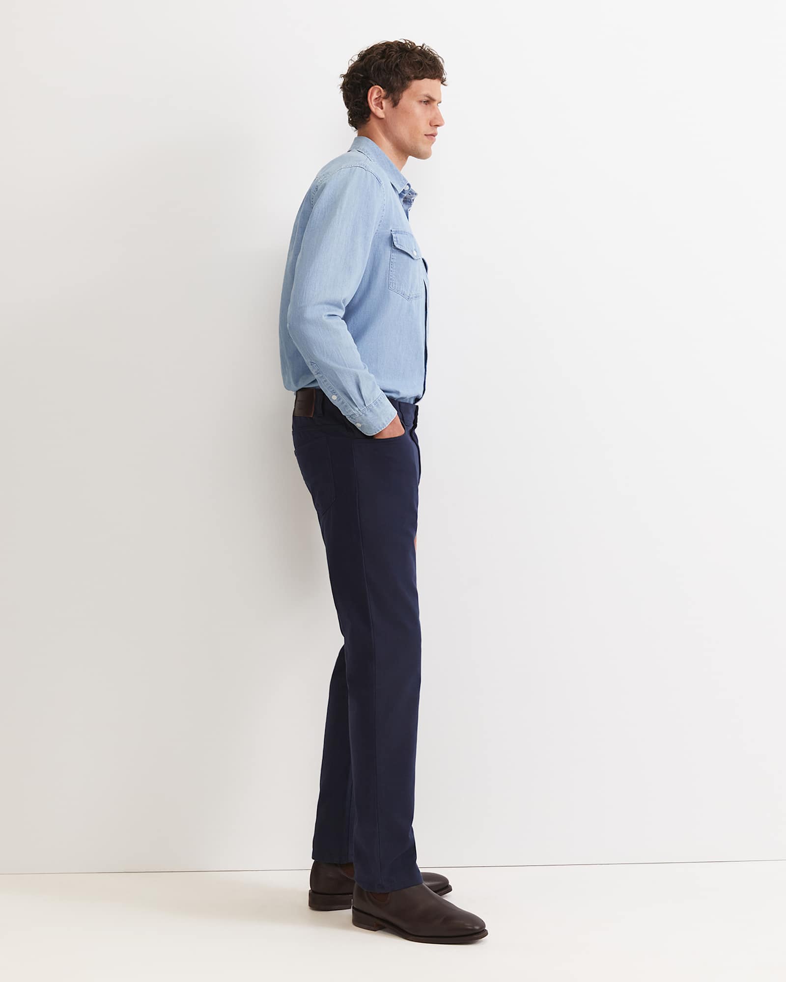 Bedford Jean in MID BLUE