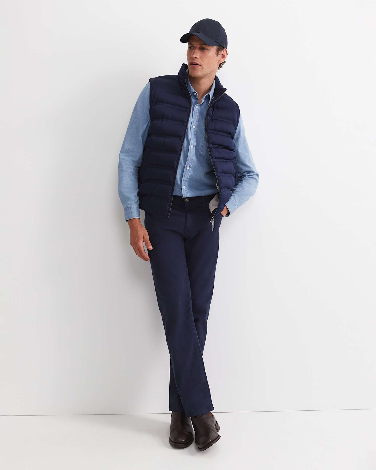 Bedford Jean in MID BLUE