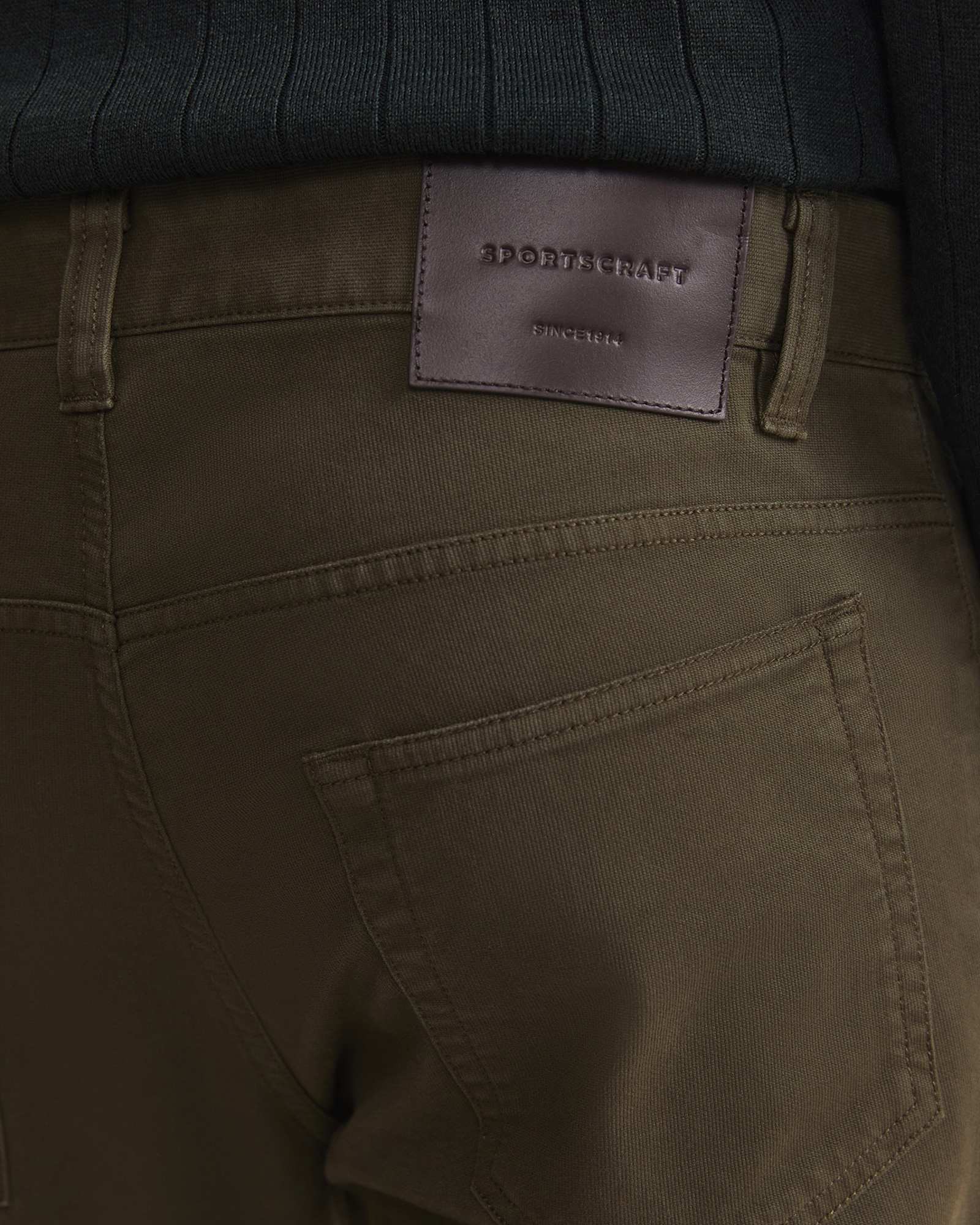 Tapered Bedford Jean in KHAKI