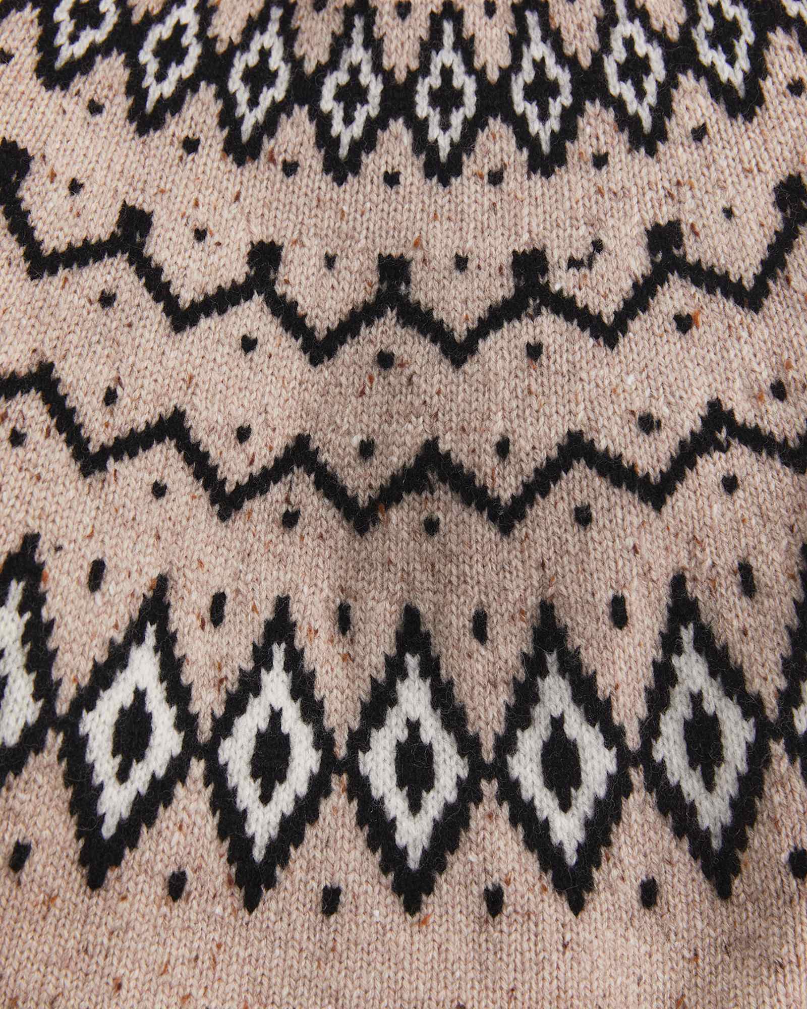 Sunflower Fair Isle Wool Sweater in OATMEAL