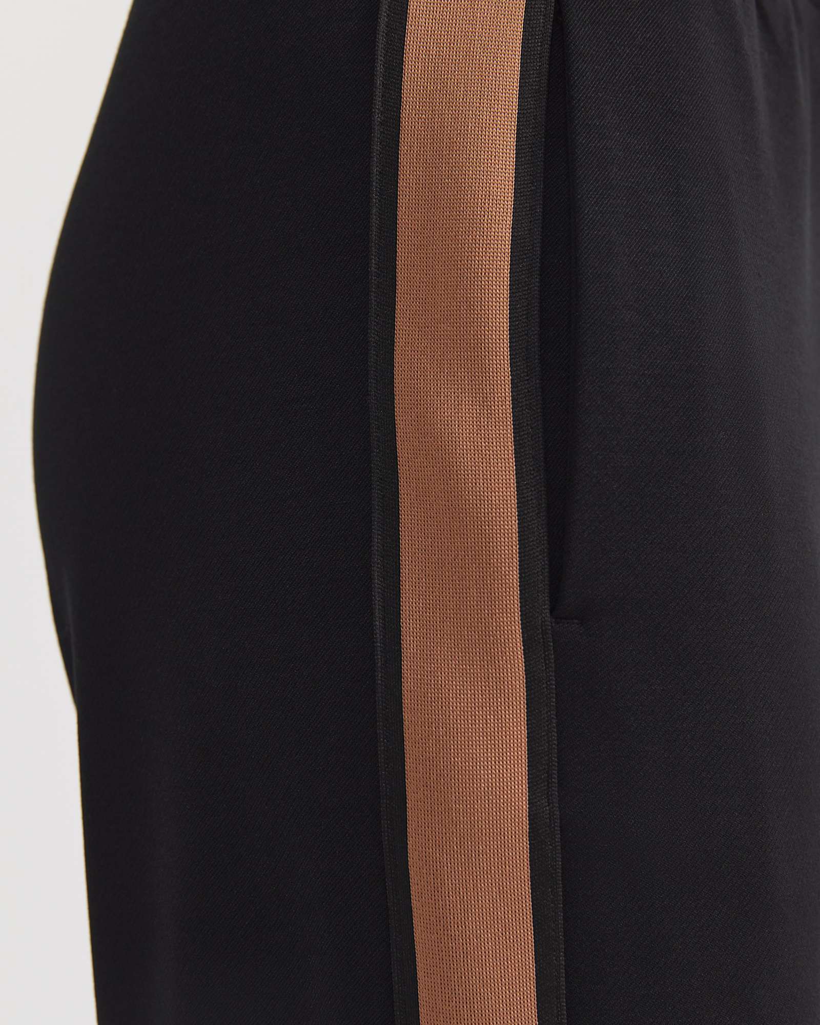 Misha Straight Leg Track Pant in BLACK