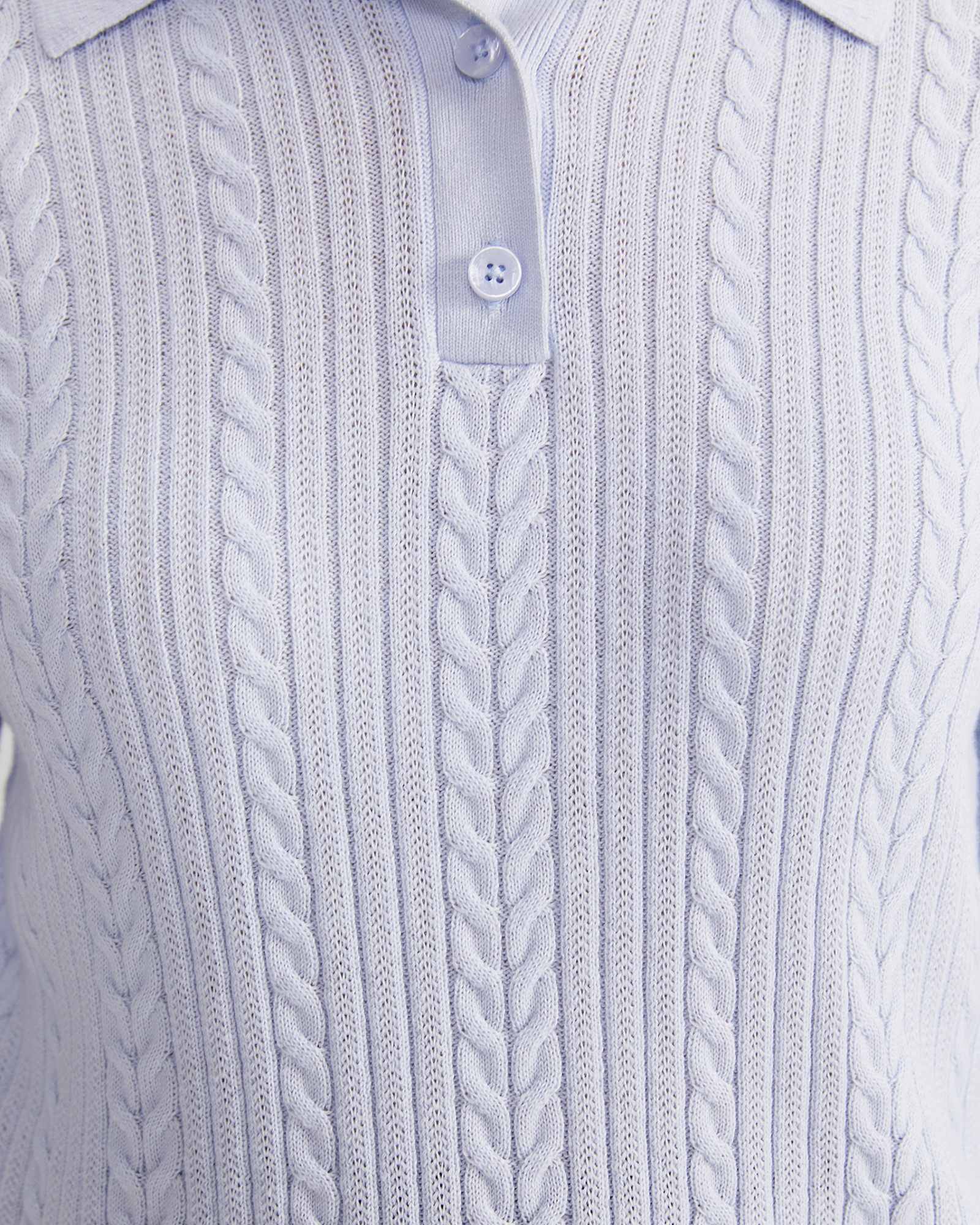 Elka Baby Cable Polo in BREEZE
