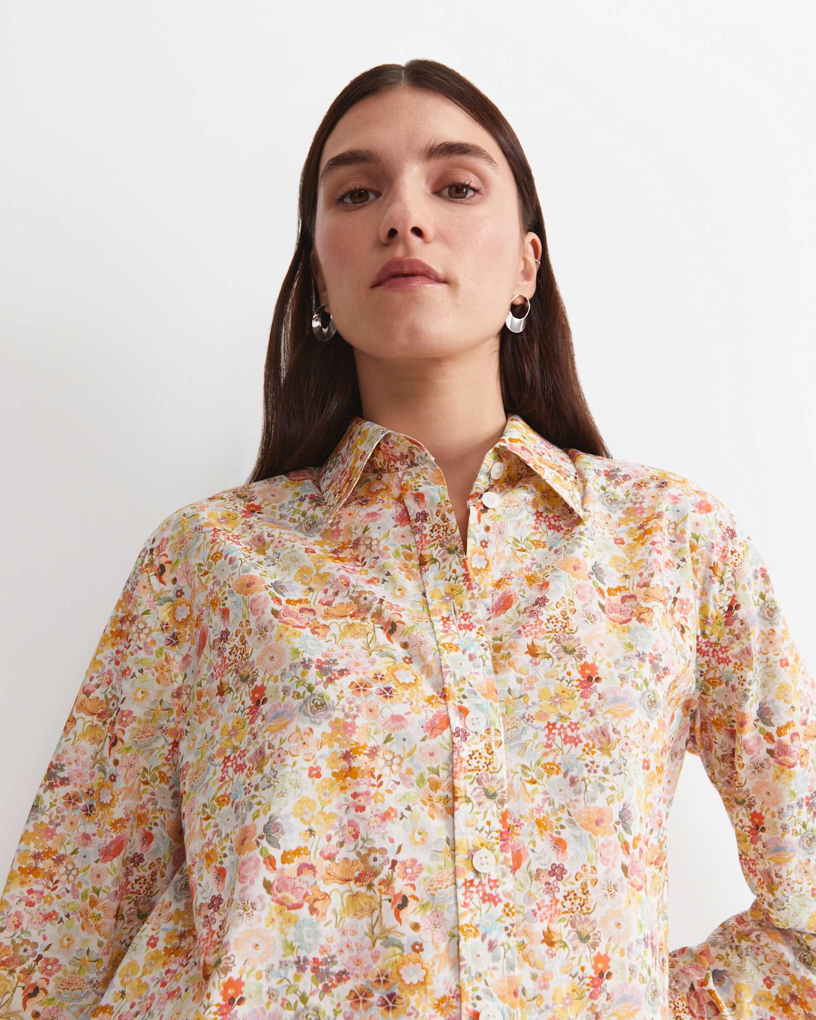 Meadow Relaxed Liberty Shirt in YELLOW MULTI