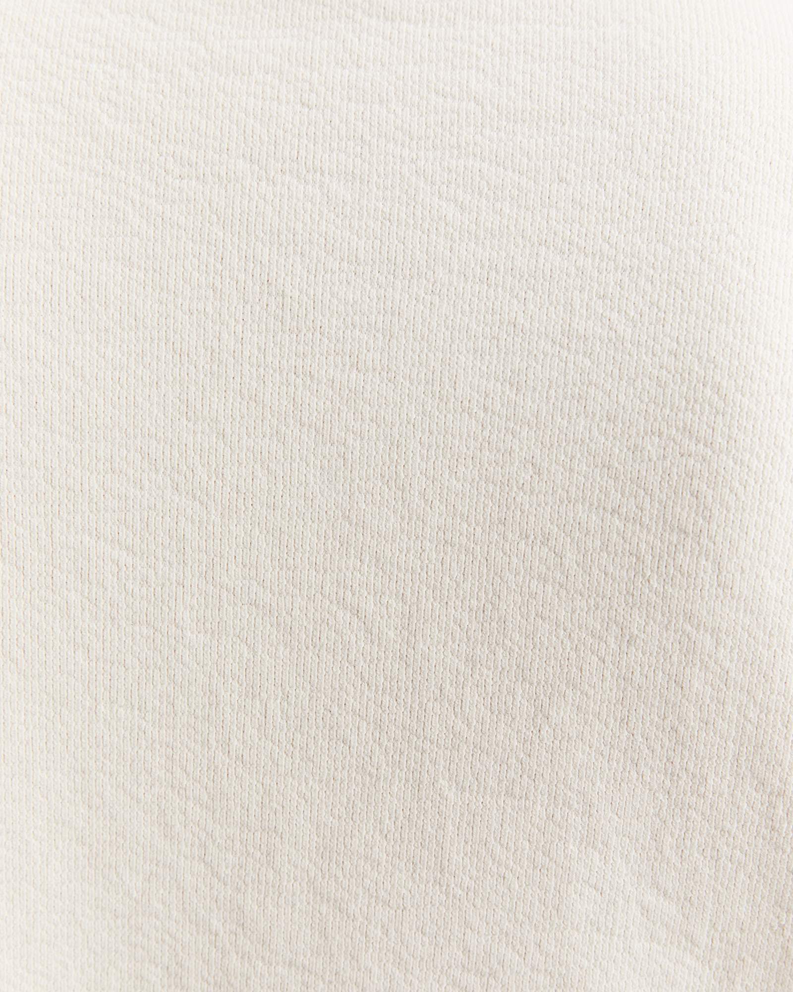 Crosby Textured Polo in MILK