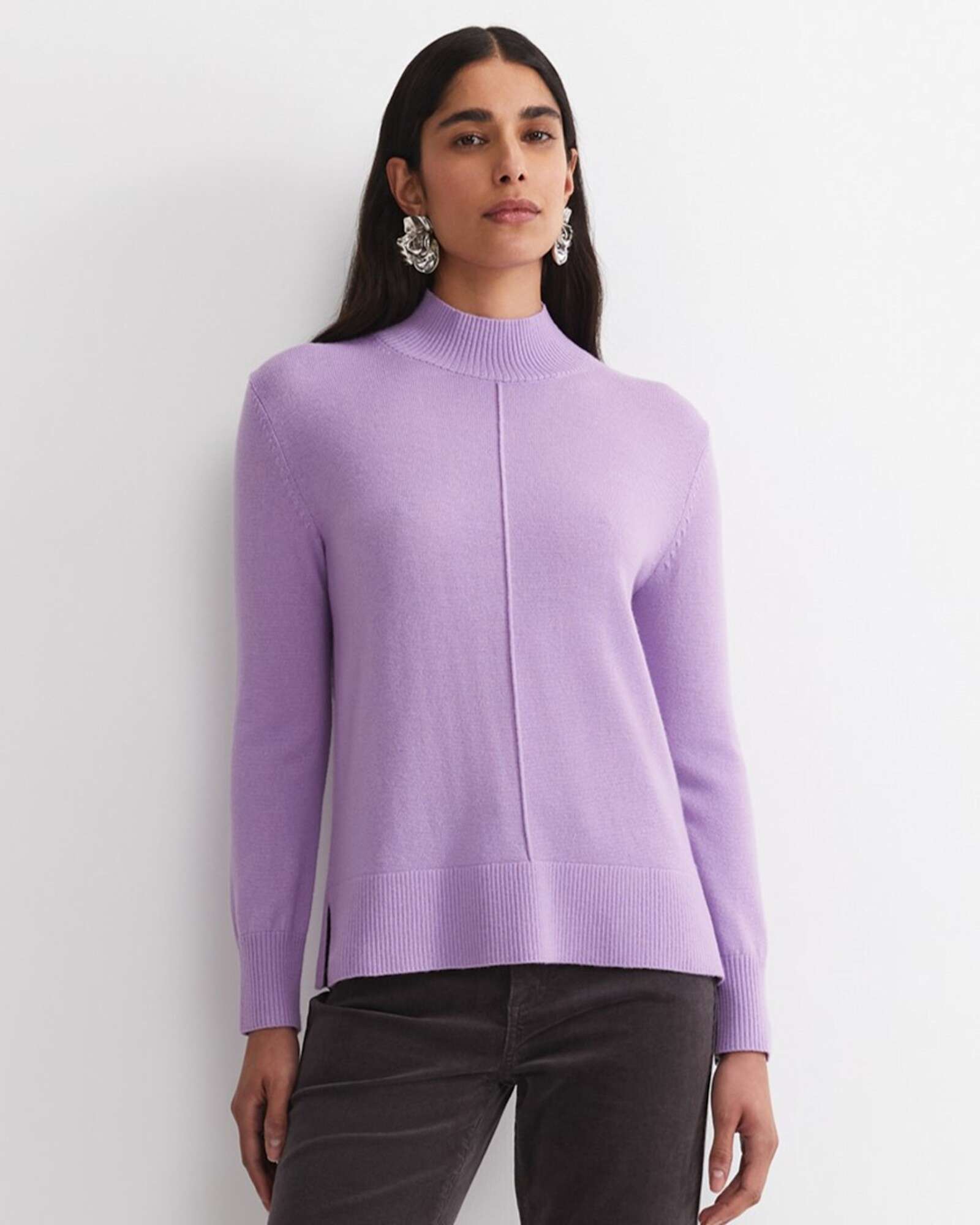 Cass Wool Sweater in LILAC