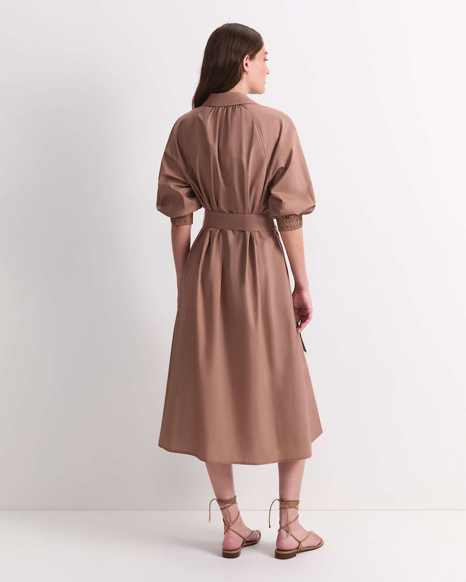 Lorelei Midi Dress in MOCHA