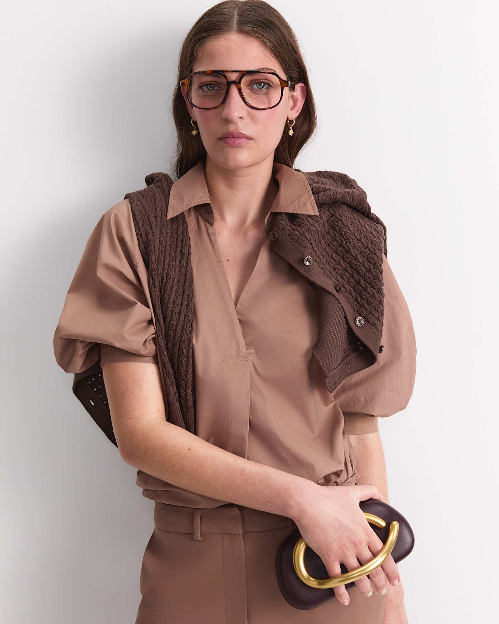 Yvette Pedal Pusher Pant in MOCHA