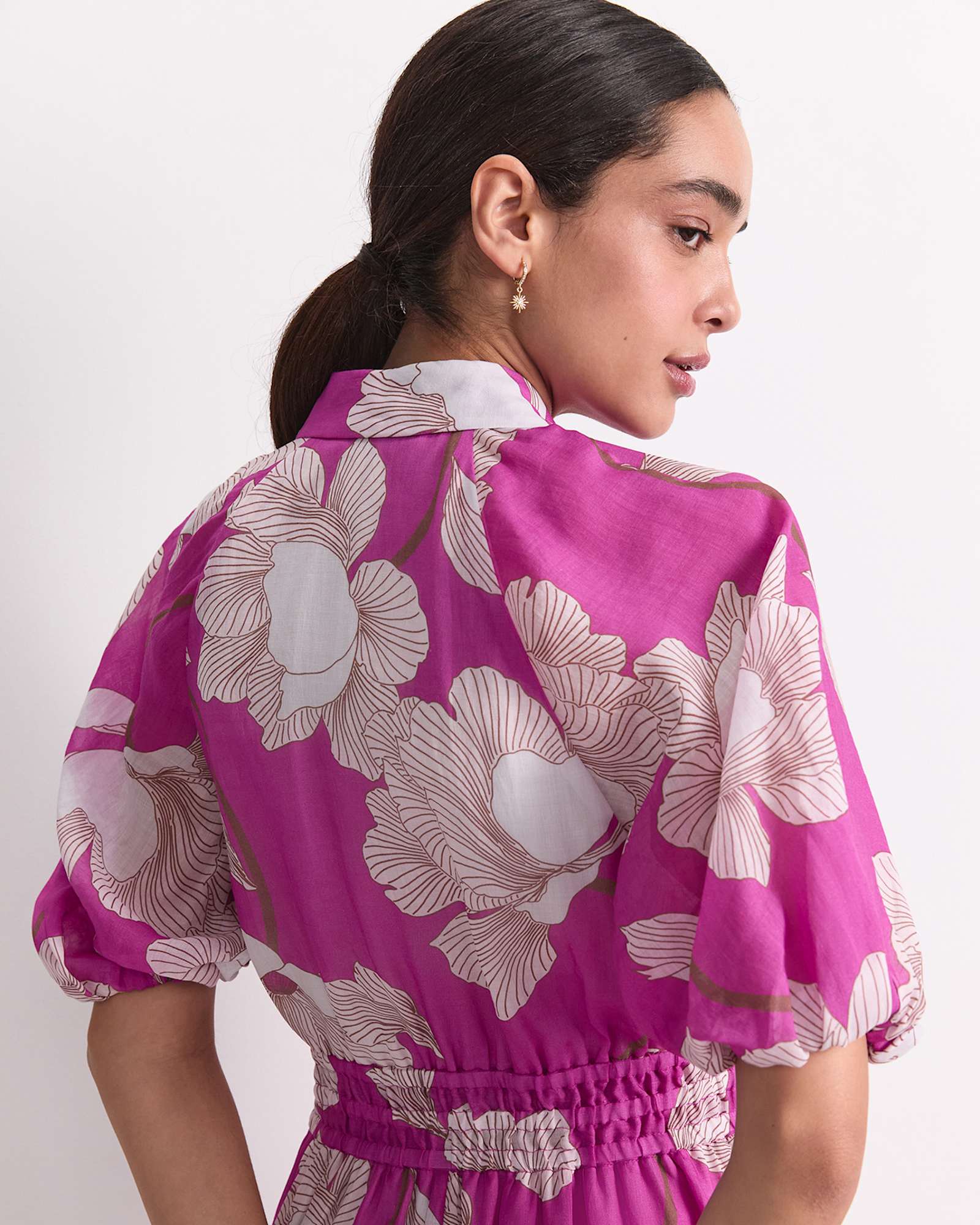 Manon Midi Dress in PINK MULTI