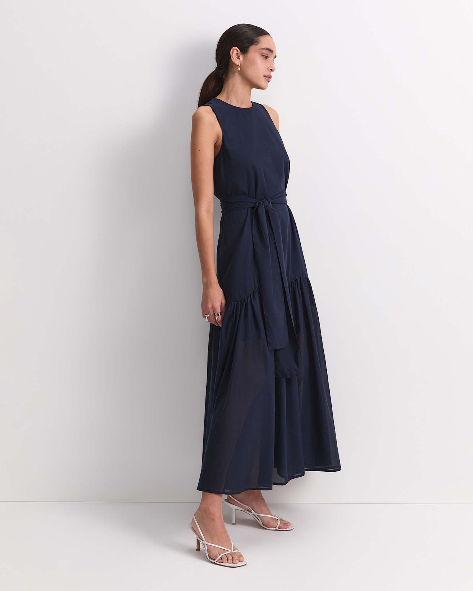 Vivian Maxi Dress in NAVY