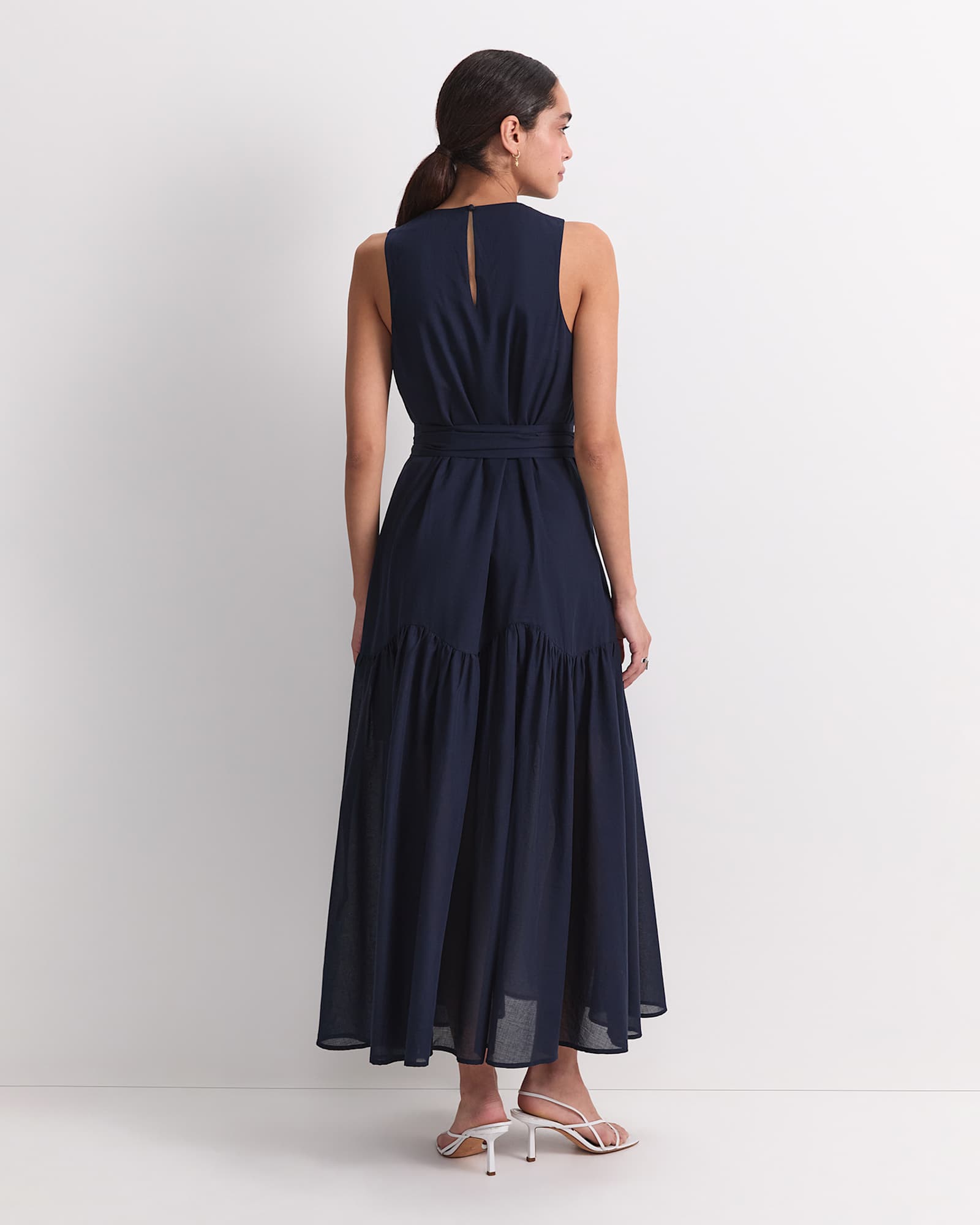 Vivian Maxi Dress in NAVY