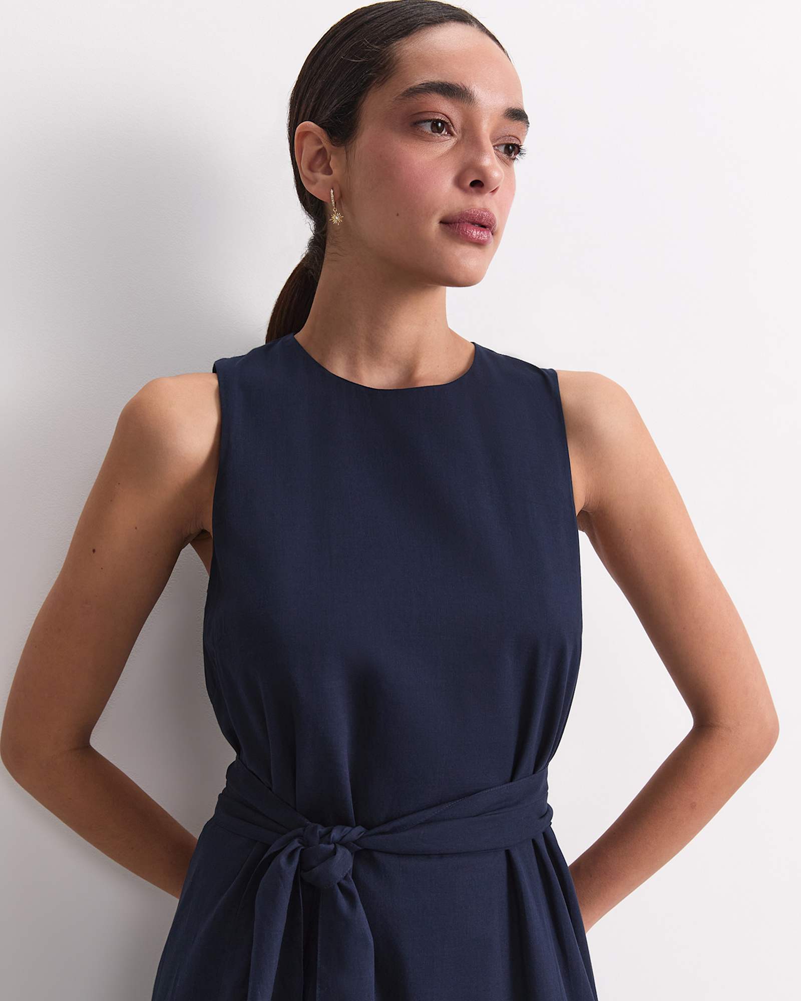 Vivian Maxi Dress in NAVY
