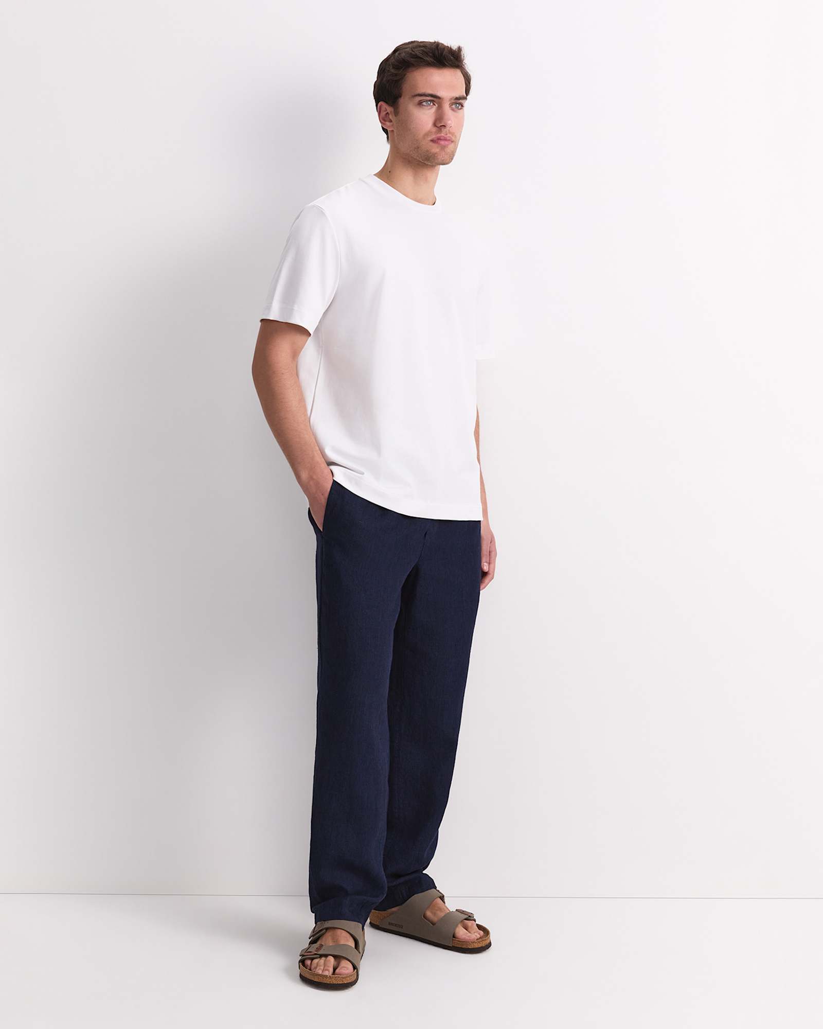 Heavyweight Cotton Tee in WHITE