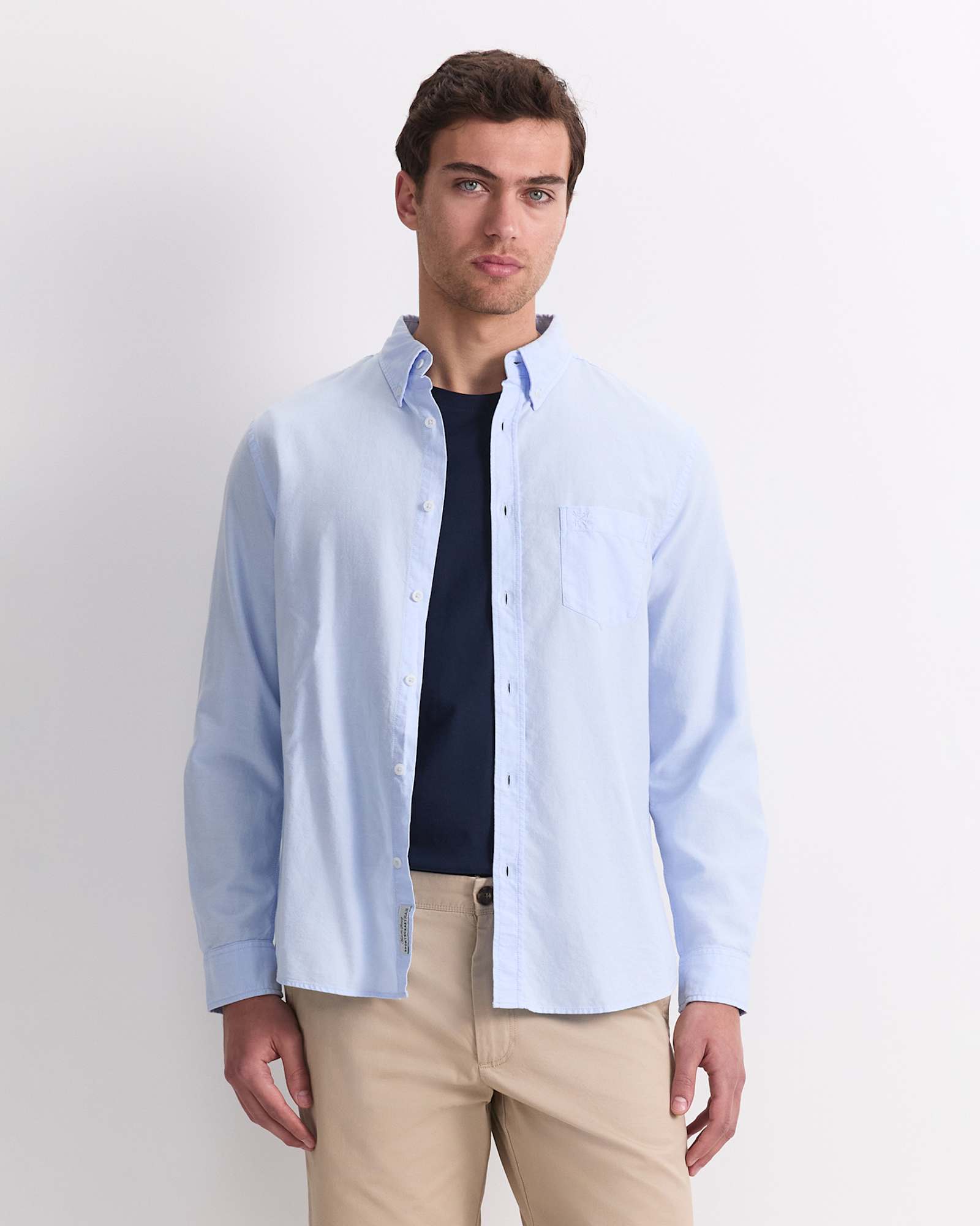 Oxford Long Sleeve Shirt in LIGHT BLUE