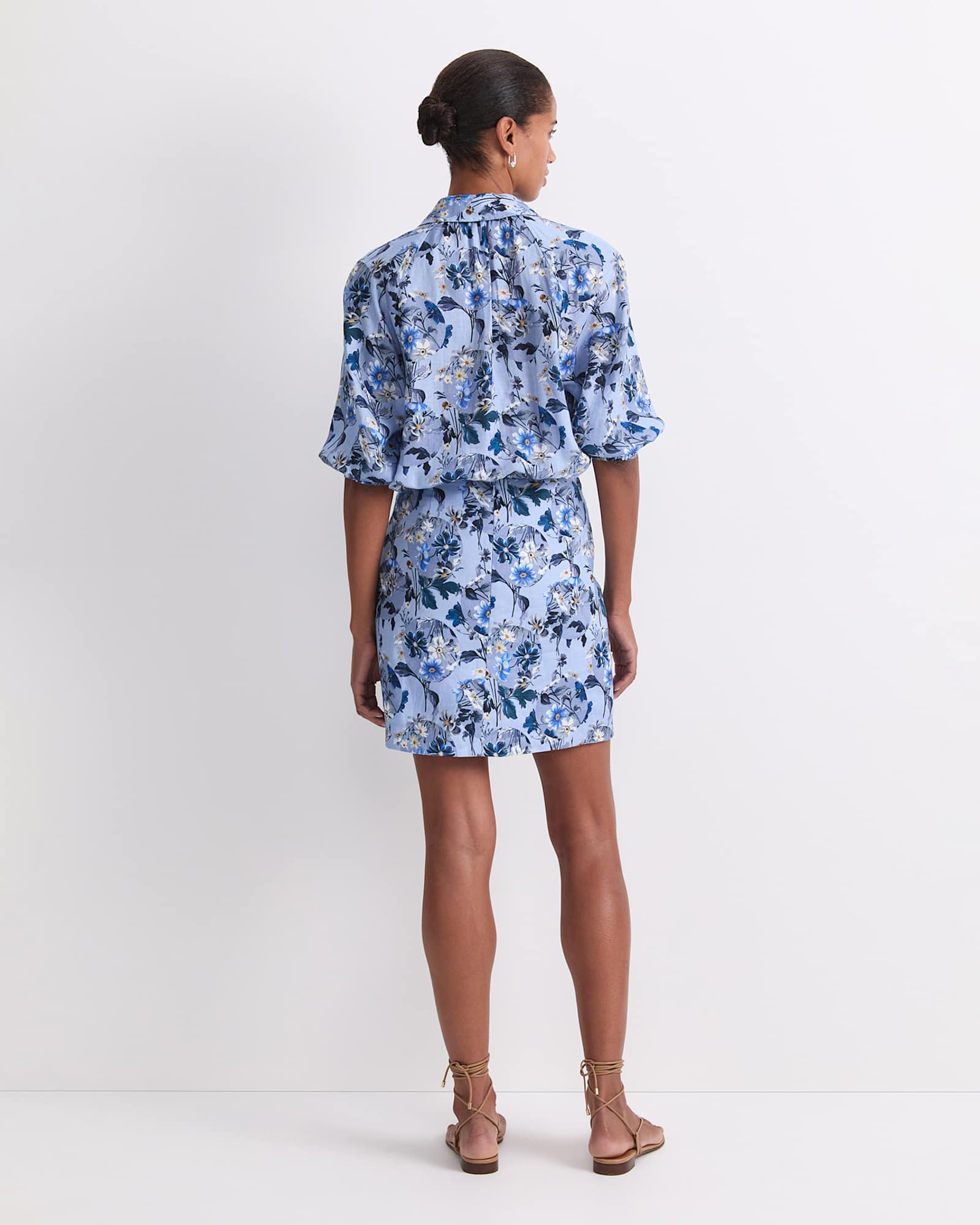 Covington Liberty Mini Skirt in BLUE MULTI