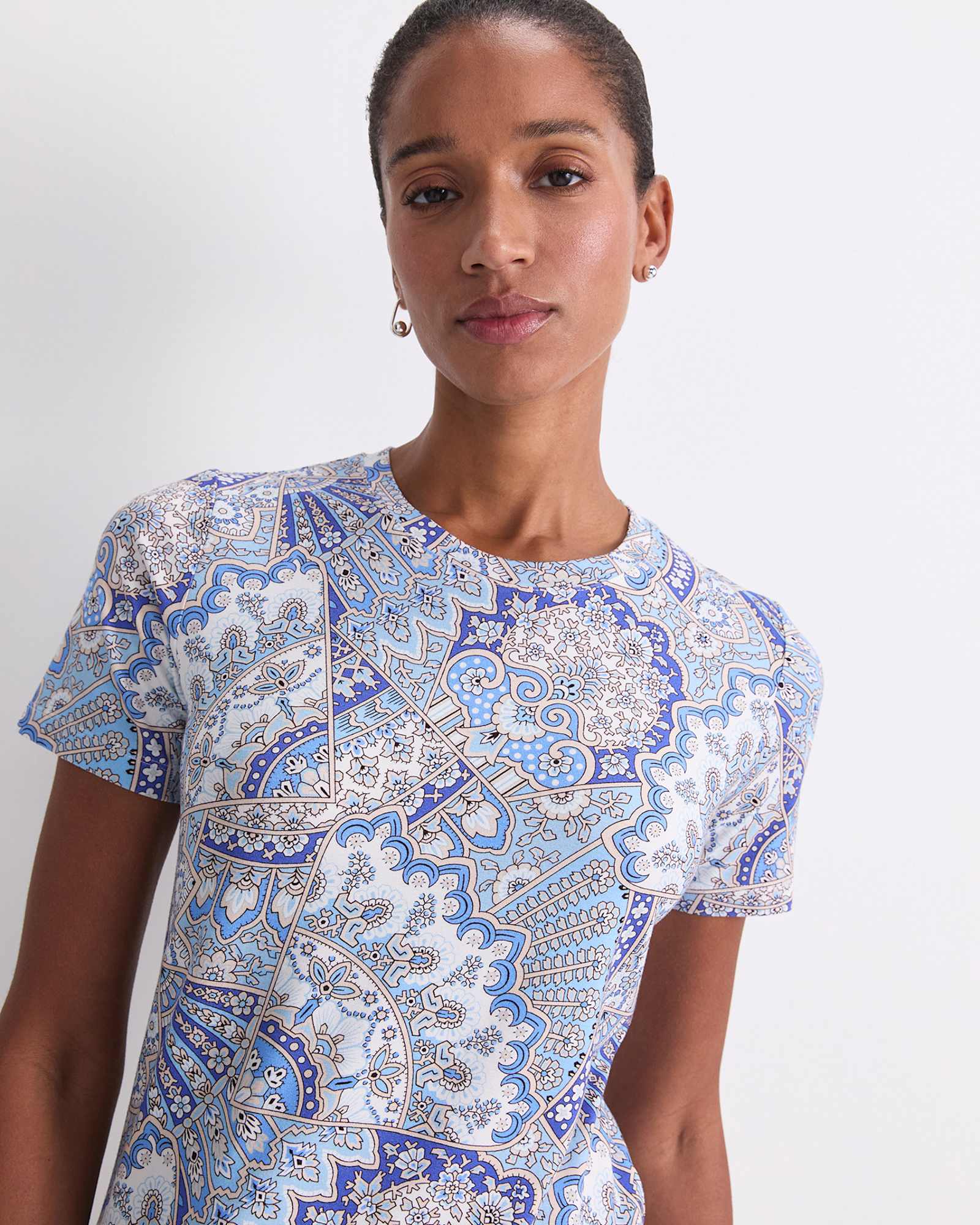Emporium Liberty Tee in BLUE MULTI