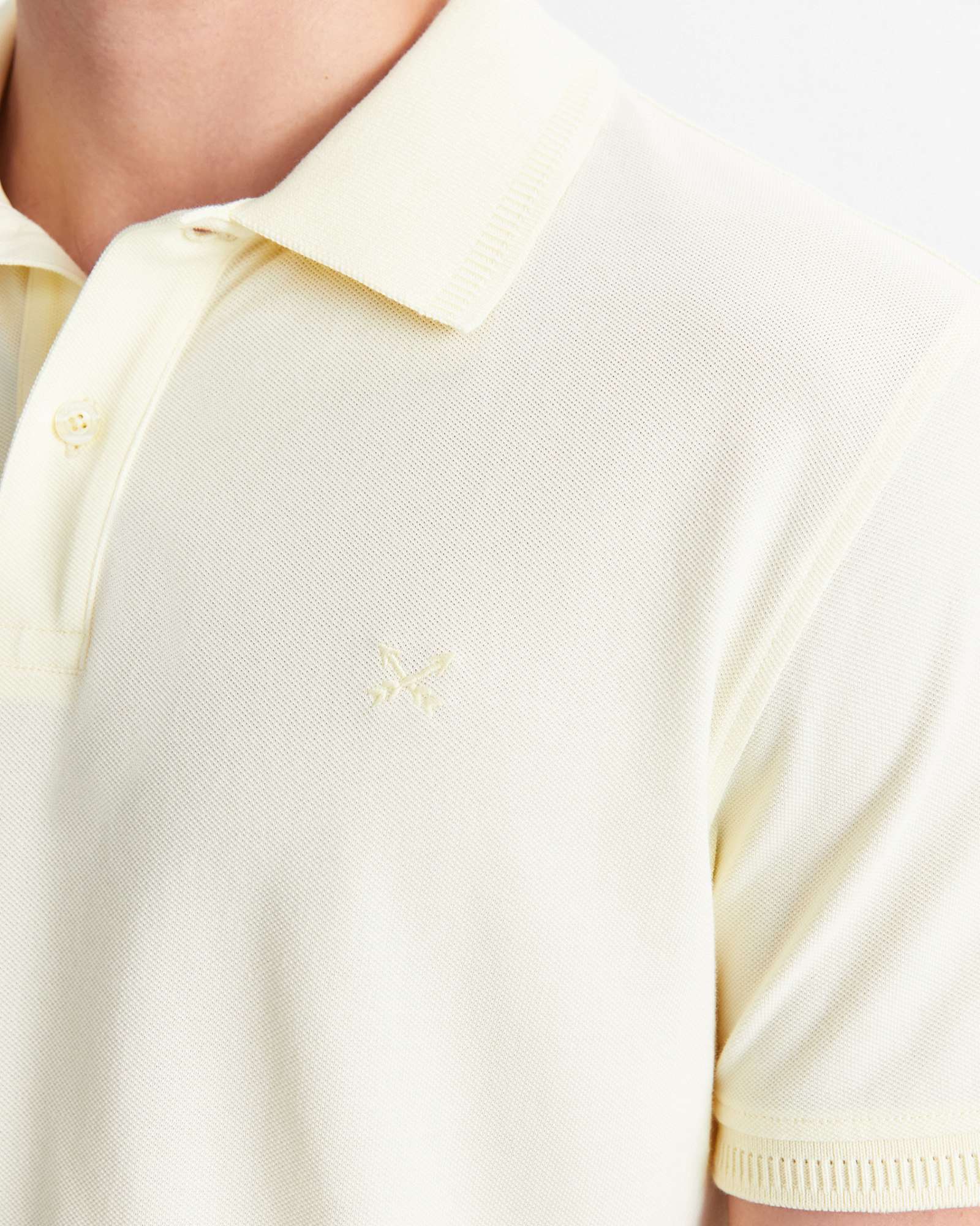 SC Pique Polo in LEMON