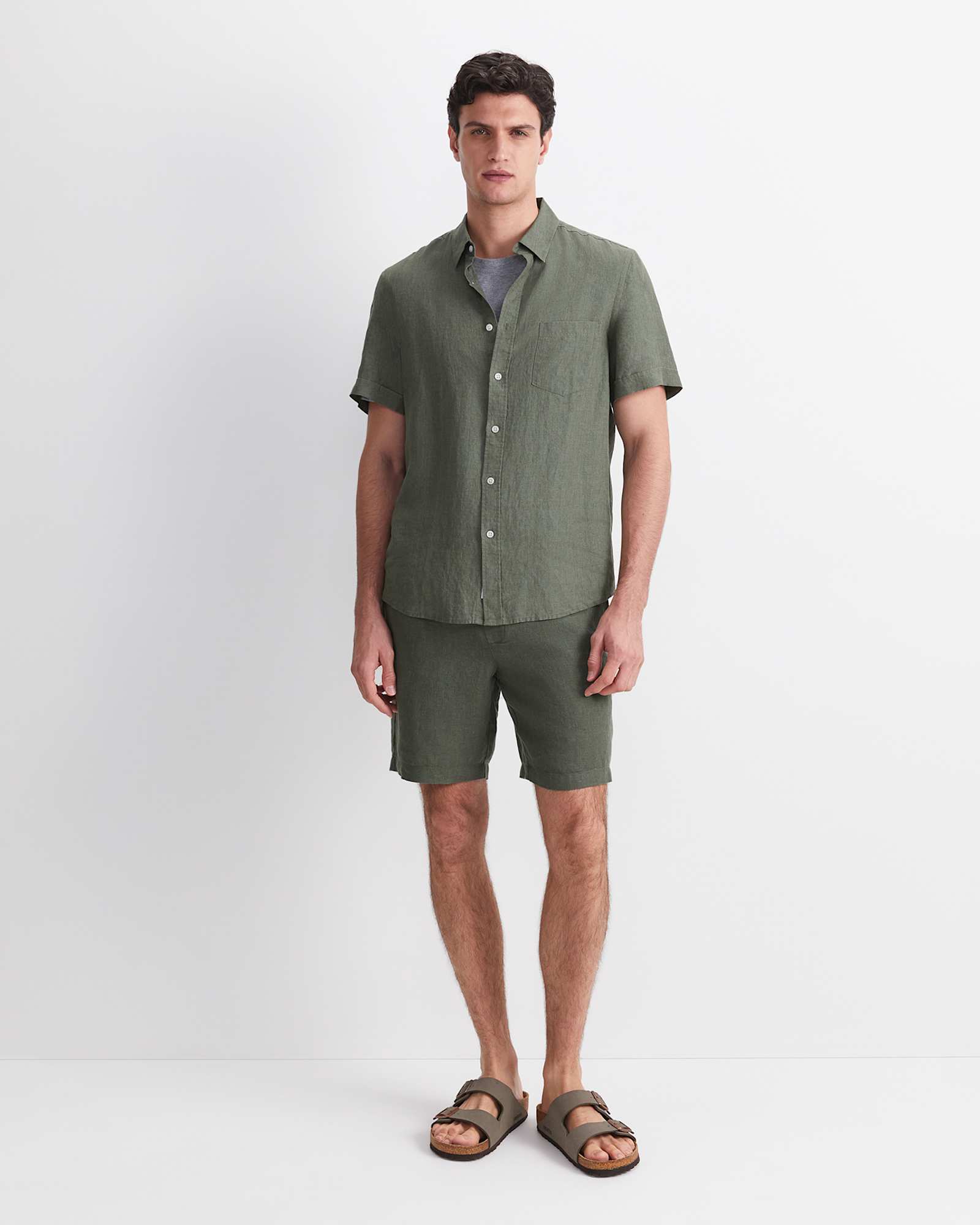Craig Short Sleeve Shirt in KHAKI
