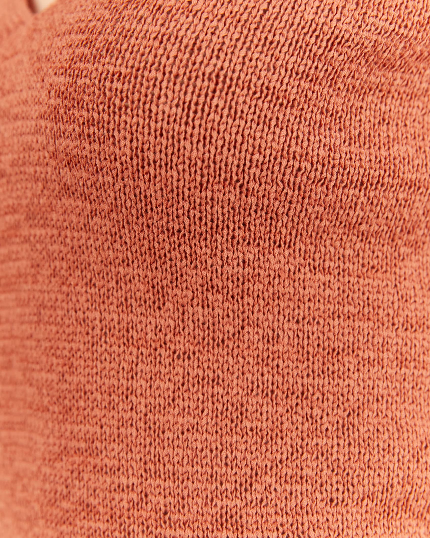 Josie Tape Yarn Polo in SIENNA