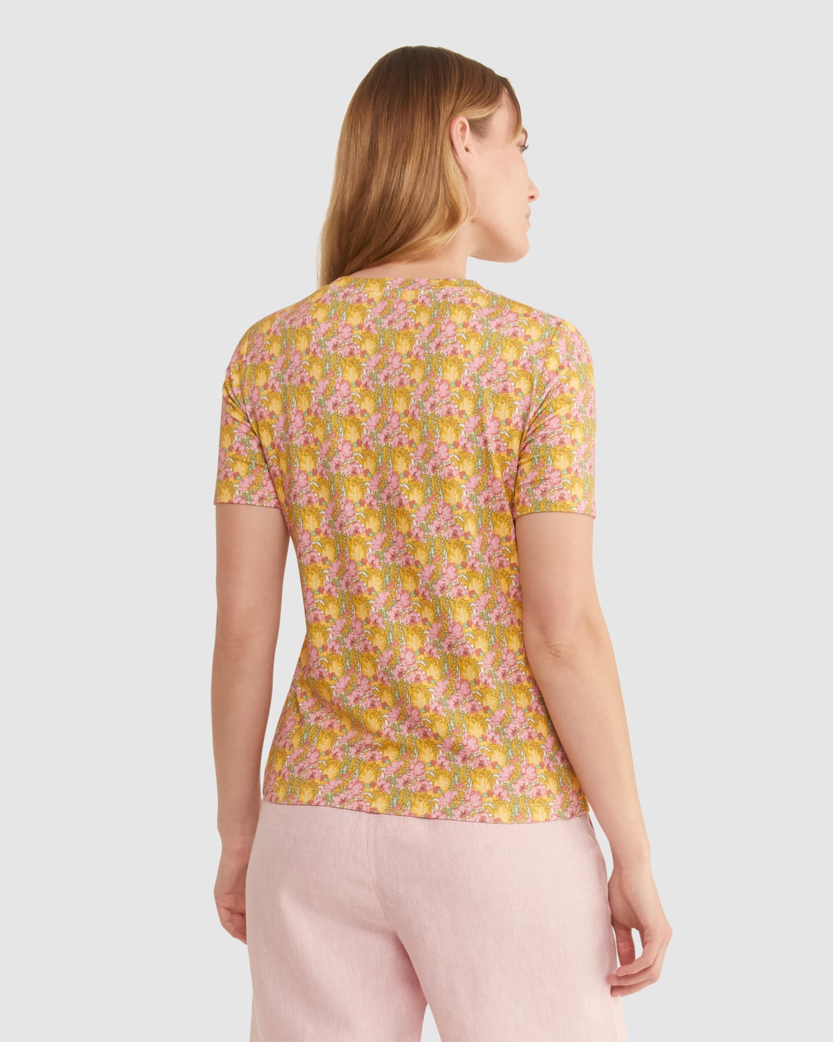 Clementina Liberty Tee in PINK MULTI