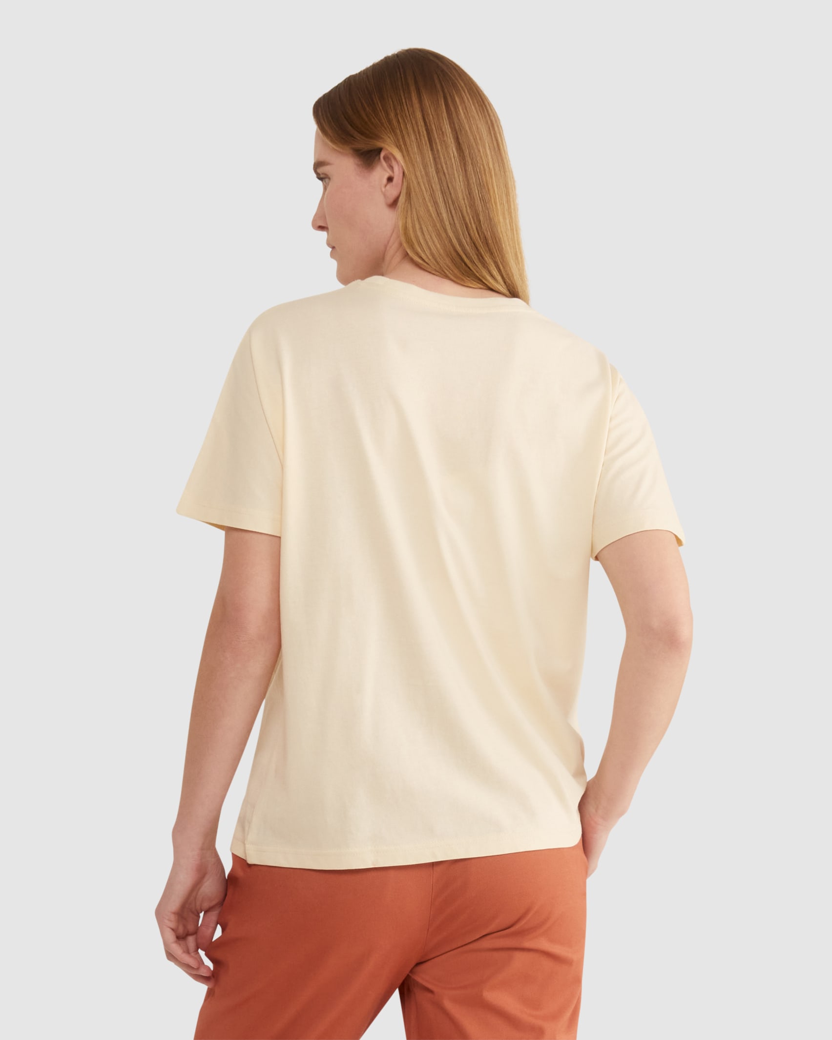 Chantelle Organic Cotton Tee in BUTTER