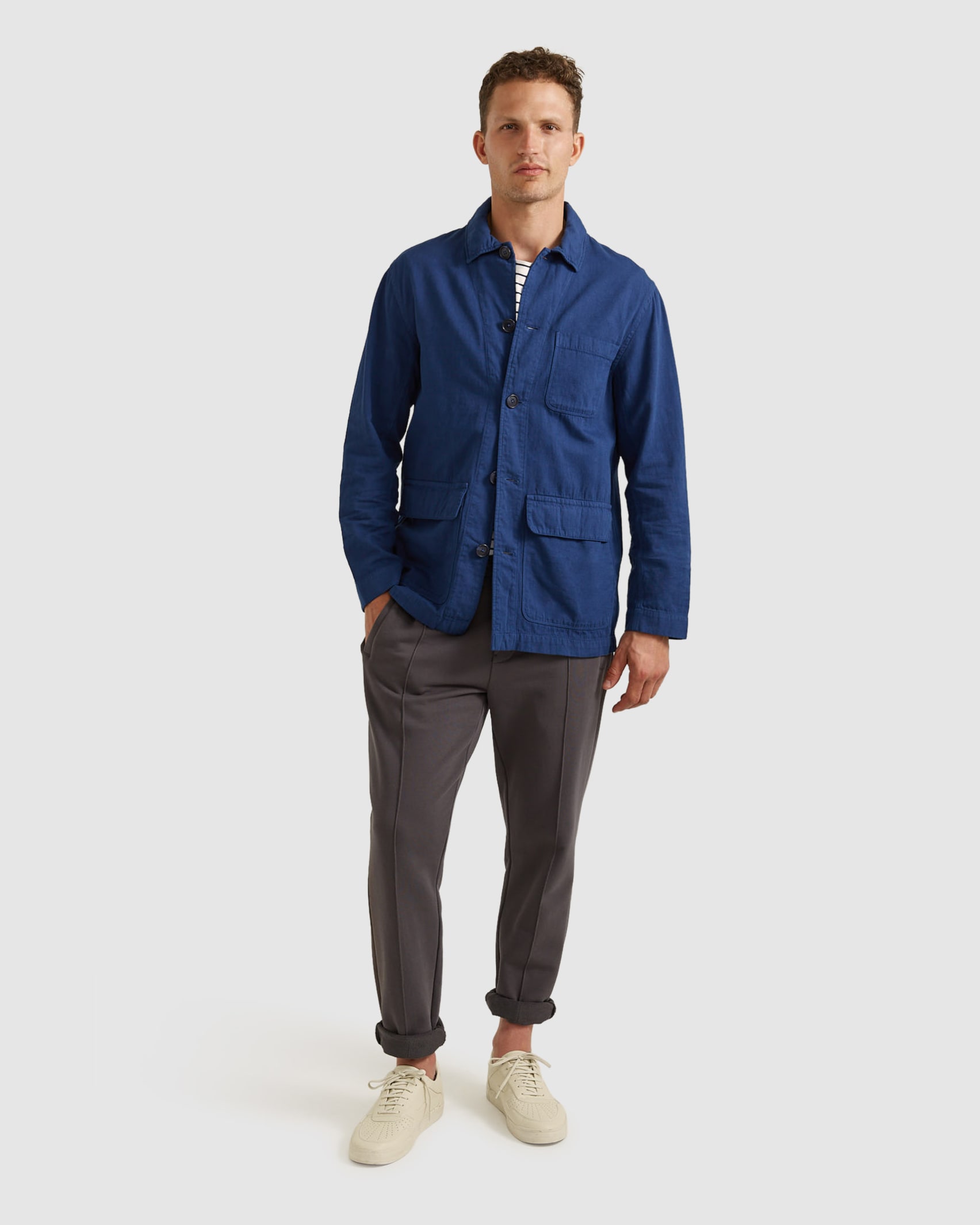 Brigg Jacket in BLUE BOTTLE