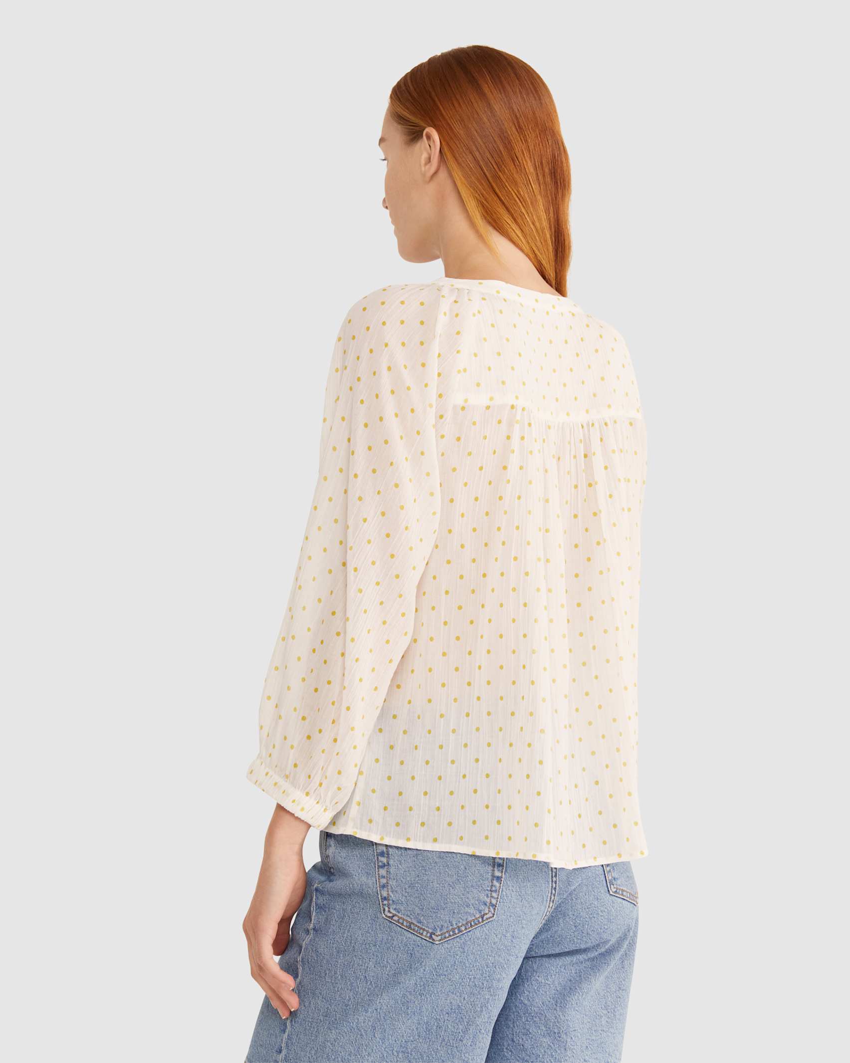 Garcia Spot Top in WHITE/GREEN