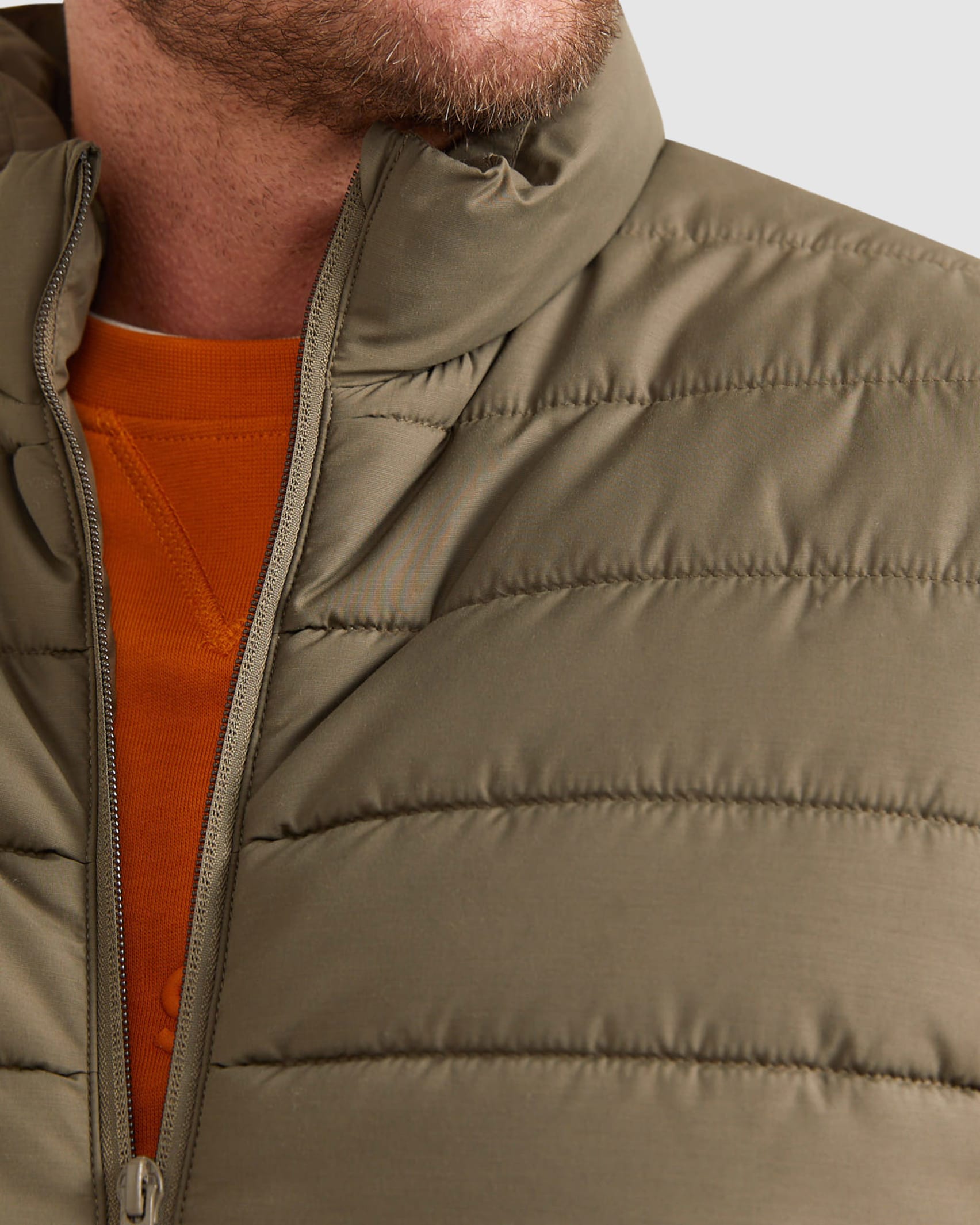 Roberts Quilted Vest in GREEN